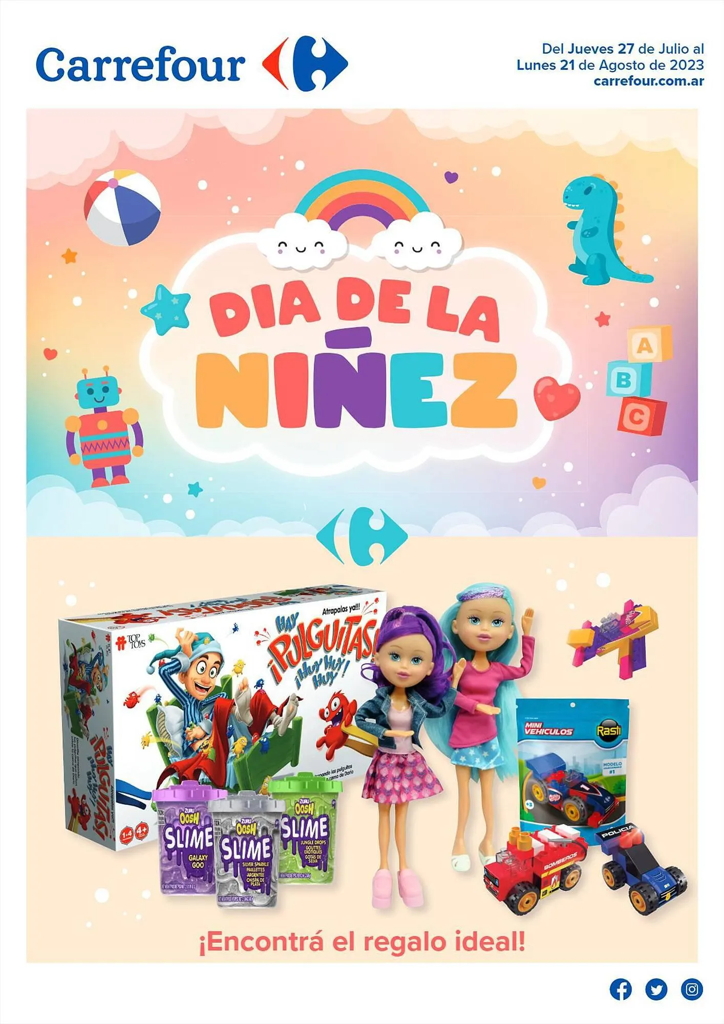 Ofertas de Catálogo Carrefour 27 de julio al 21 de agosto 2023 - Página 1 del catálogo