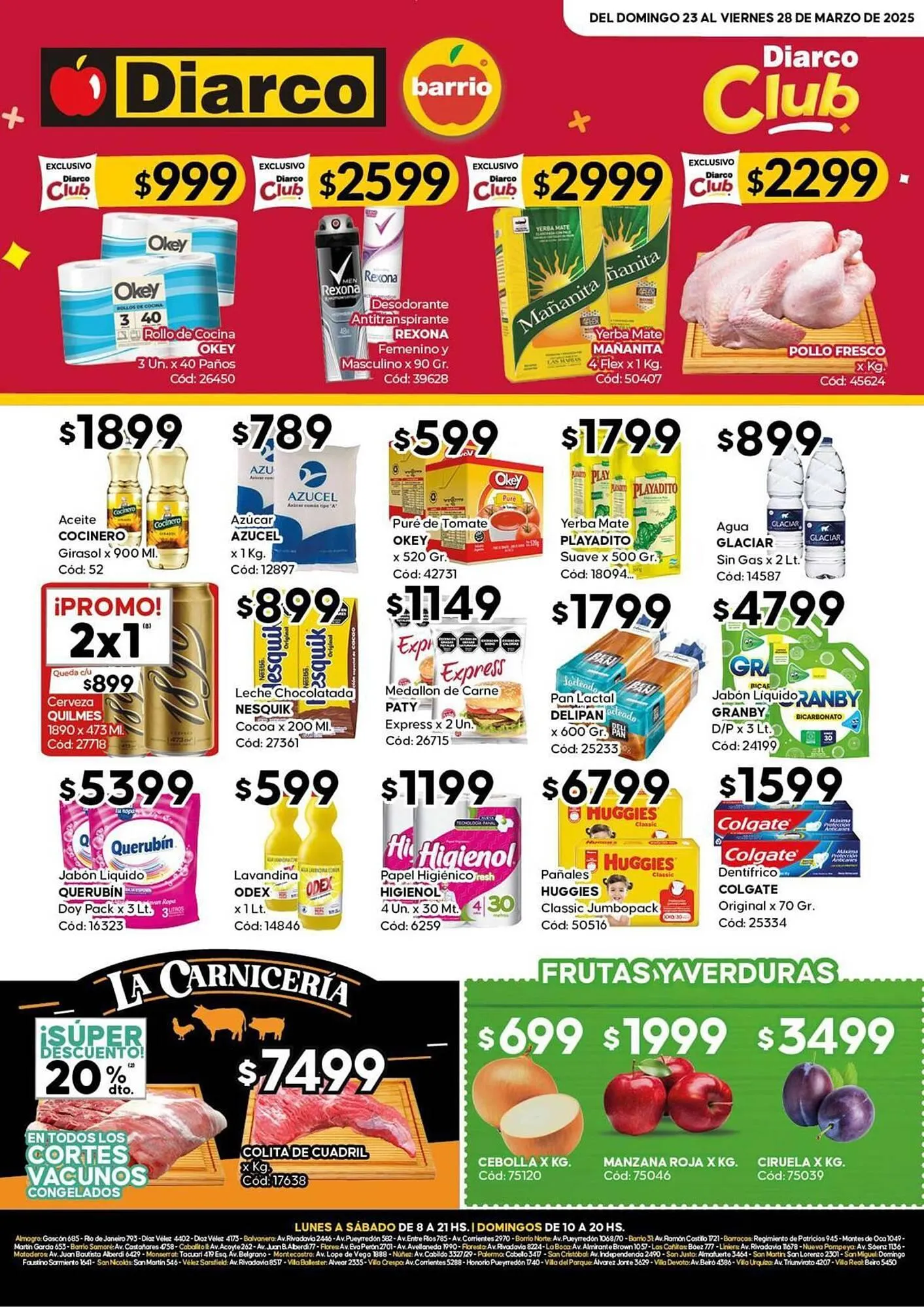Ofertas de Catálogo Diarco 23 de marzo al 28 de marzo 2025 - Página 1 del catálogo