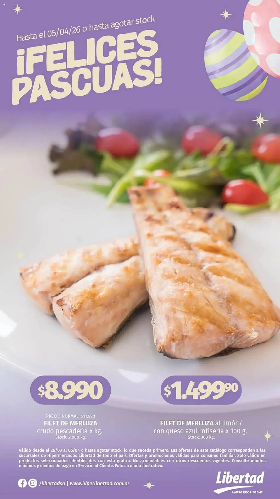 Ofertas de Catálogo Hipermercado Libertad 26 de marzo al 6 de abril 2026 - Página 1 del catálogo