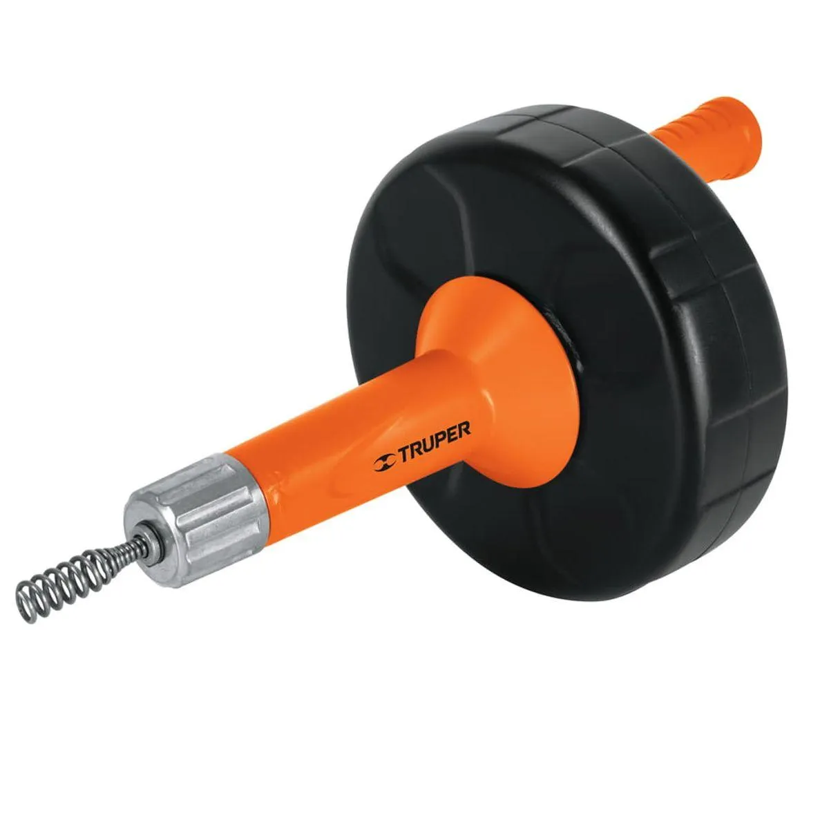 Destapa Cañerías Manual con Resorte y Base Plástica Truper