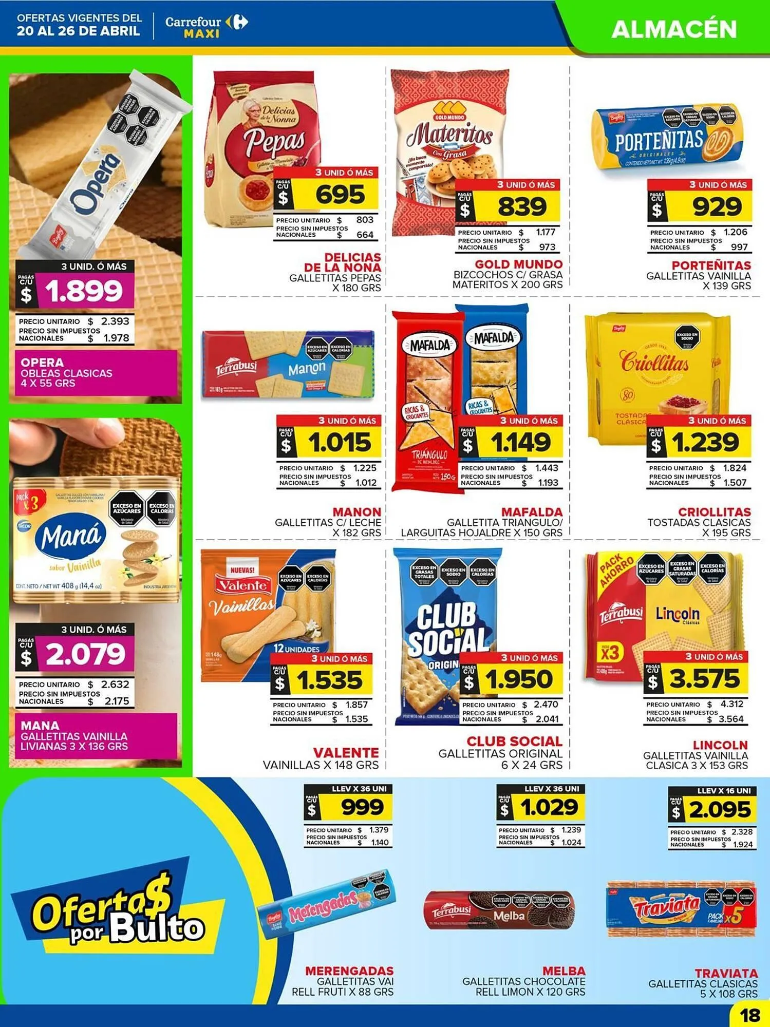 Ofertas de Folleto Carrefour Maxi 20 de abril al 27 de abril 2026 - Página 18 del catálogo