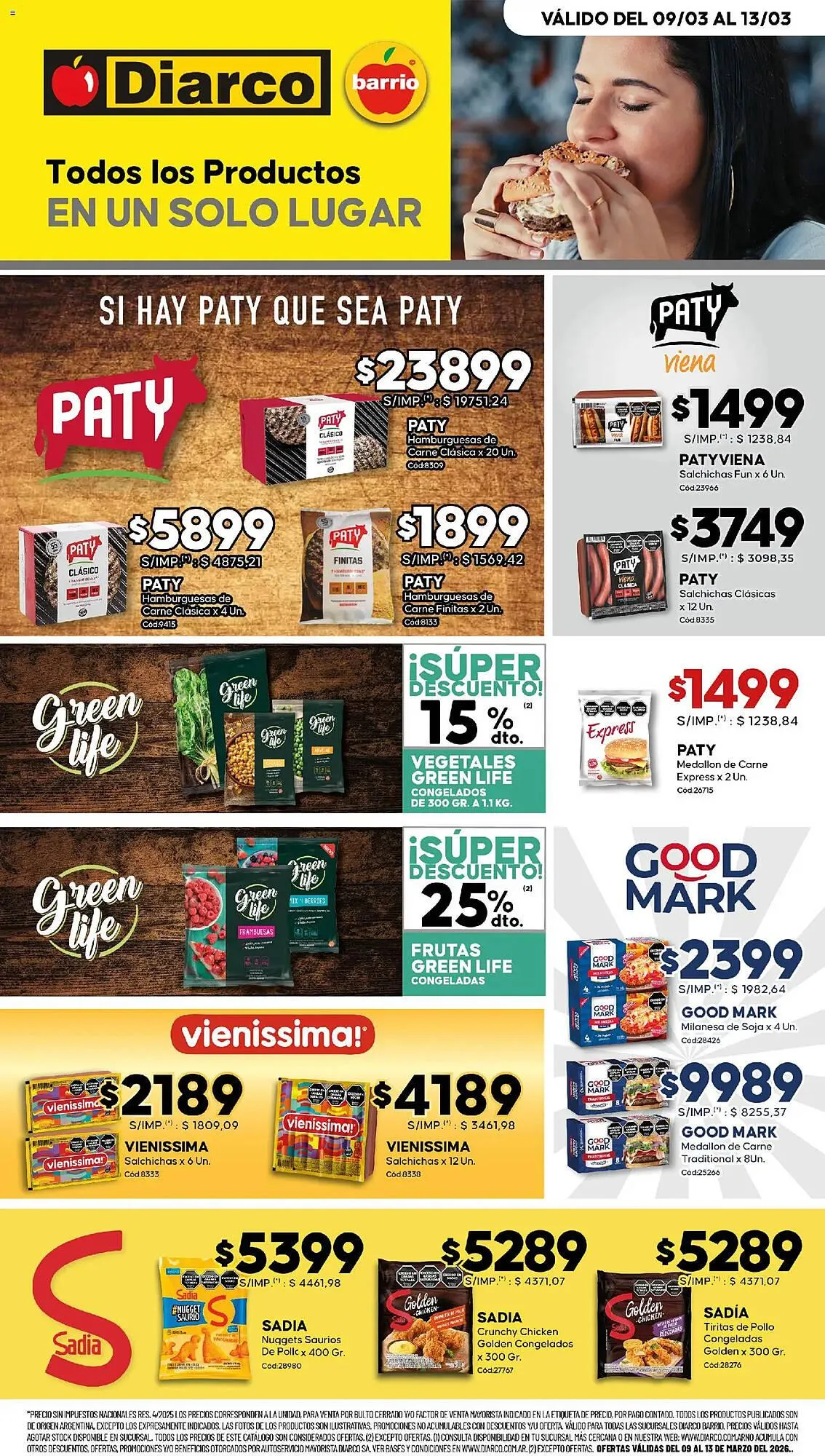 Ofertas de Catálogo Diarco 9 de marzo al 14 de marzo 2026 - Página 1 del catálogo