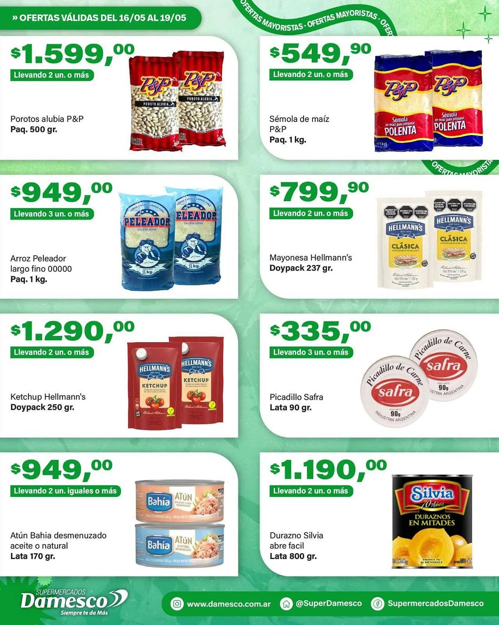Ofertas de Catálogo Supermercados Damesco 16 de mayo al 19 de mayo 2025 - Página 3 del catálogo