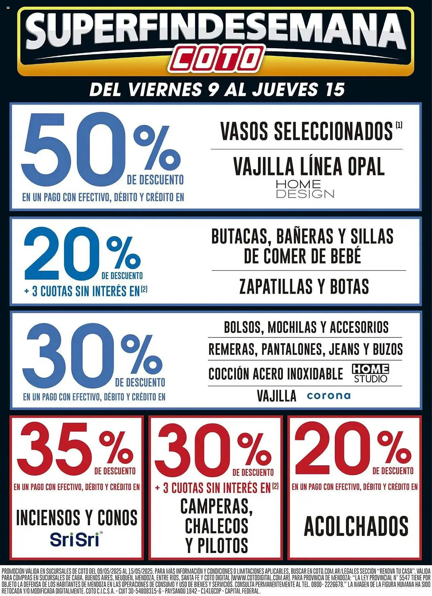 Ofertas de Catálogo Coto 12 de mayo al 15 de mayo 2025 - Página 1 del catálogo