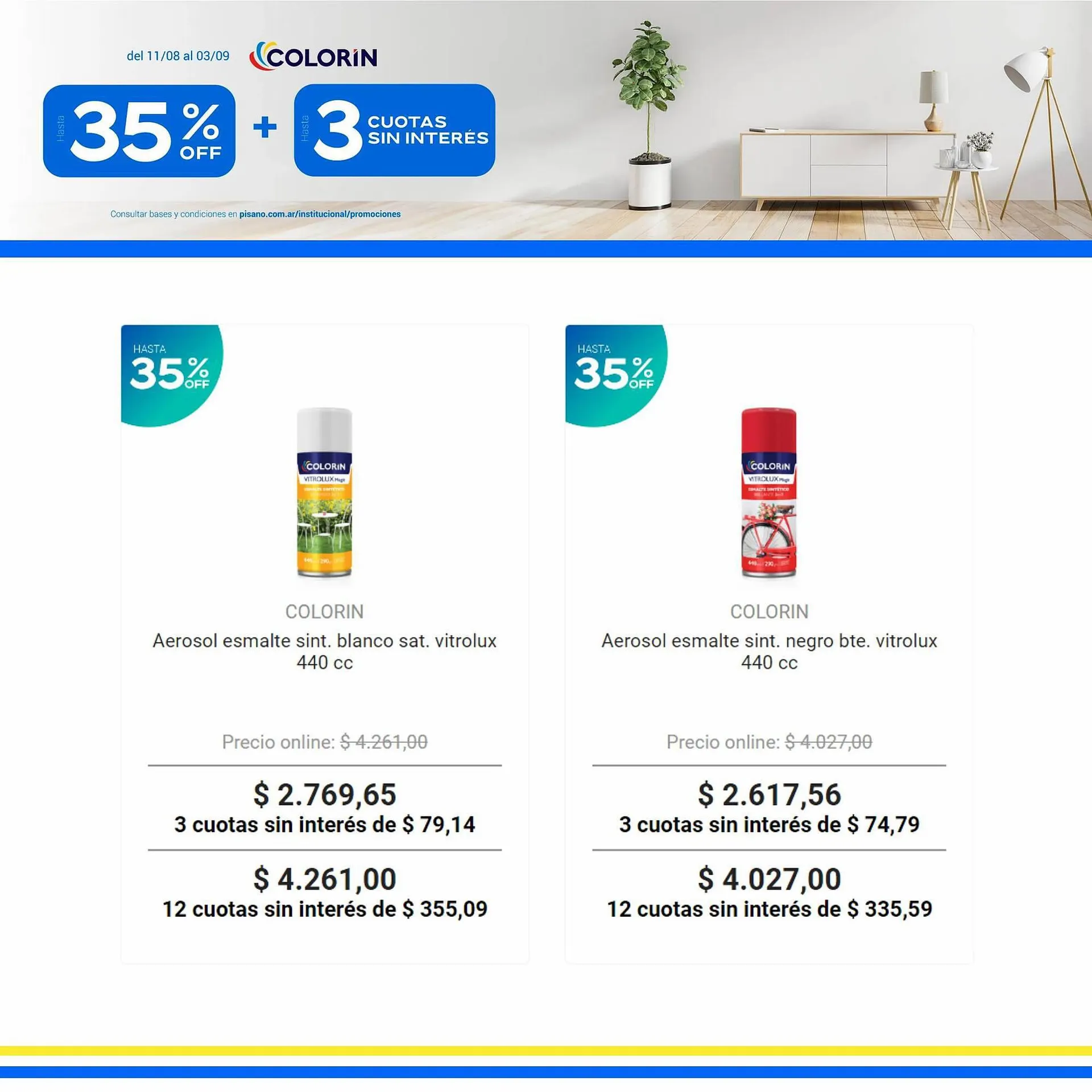 Ofertas de Catálogo Pinturerías Pisano 17 de agosto al 13 de septiembre 2023 - Página 2 del catálogo