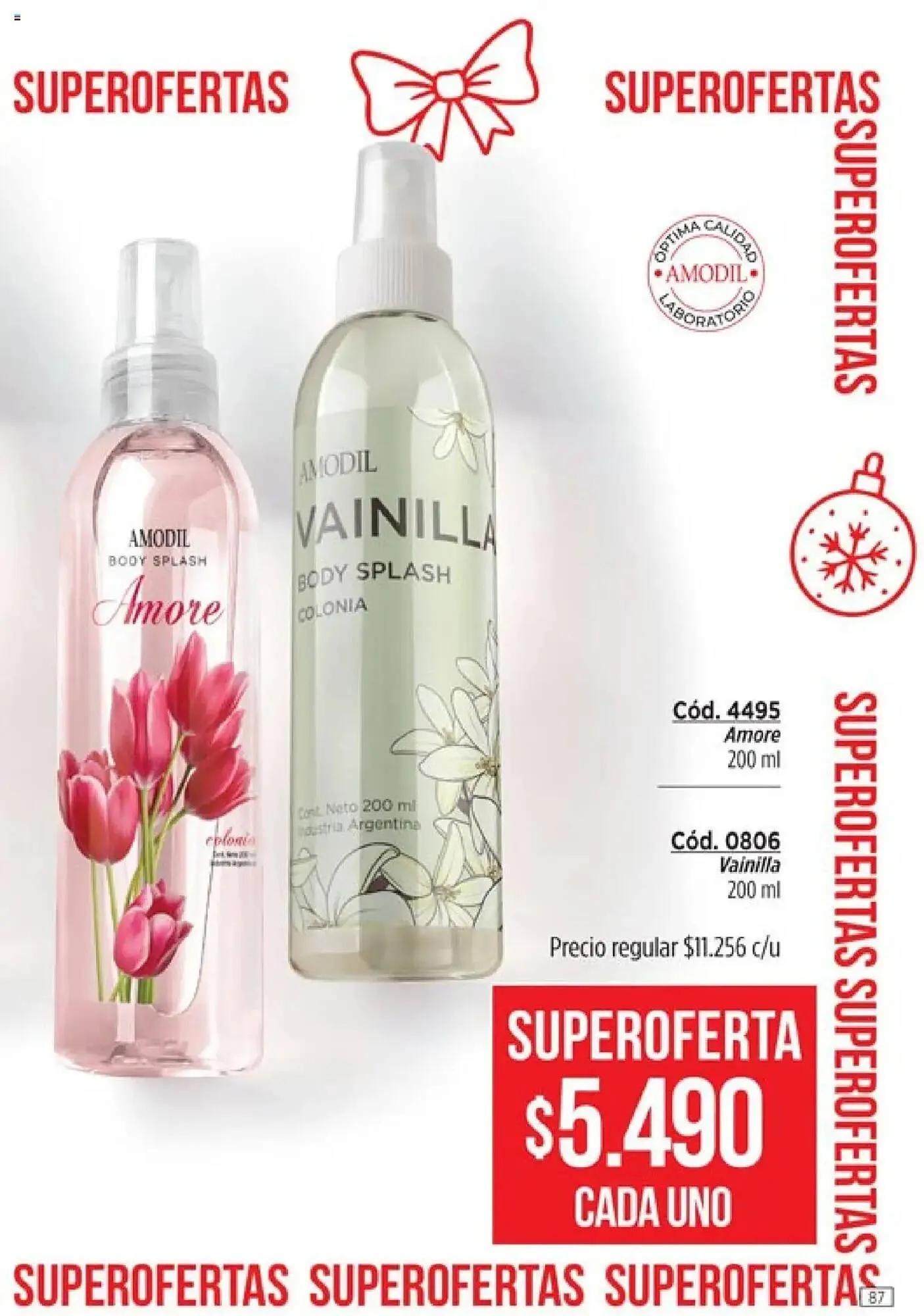 Ofertas de Catálogo Amodil 14 de octubre al 1 de diciembre 2025 - Página 87 del catálogo