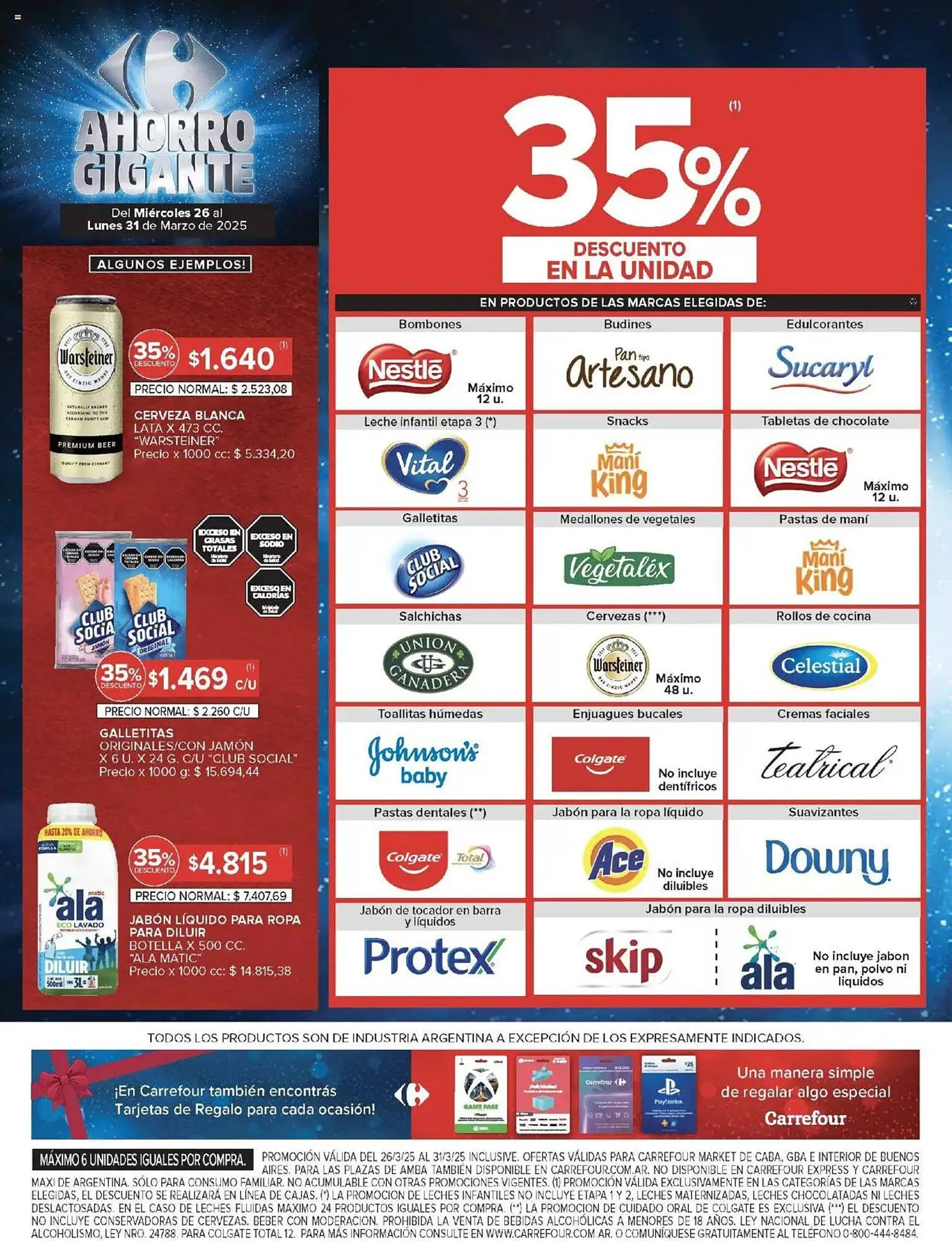 Ofertas de Catálogo Carrefour Market 26 de marzo al 31 de marzo 2025 - Página 6 del catálogo