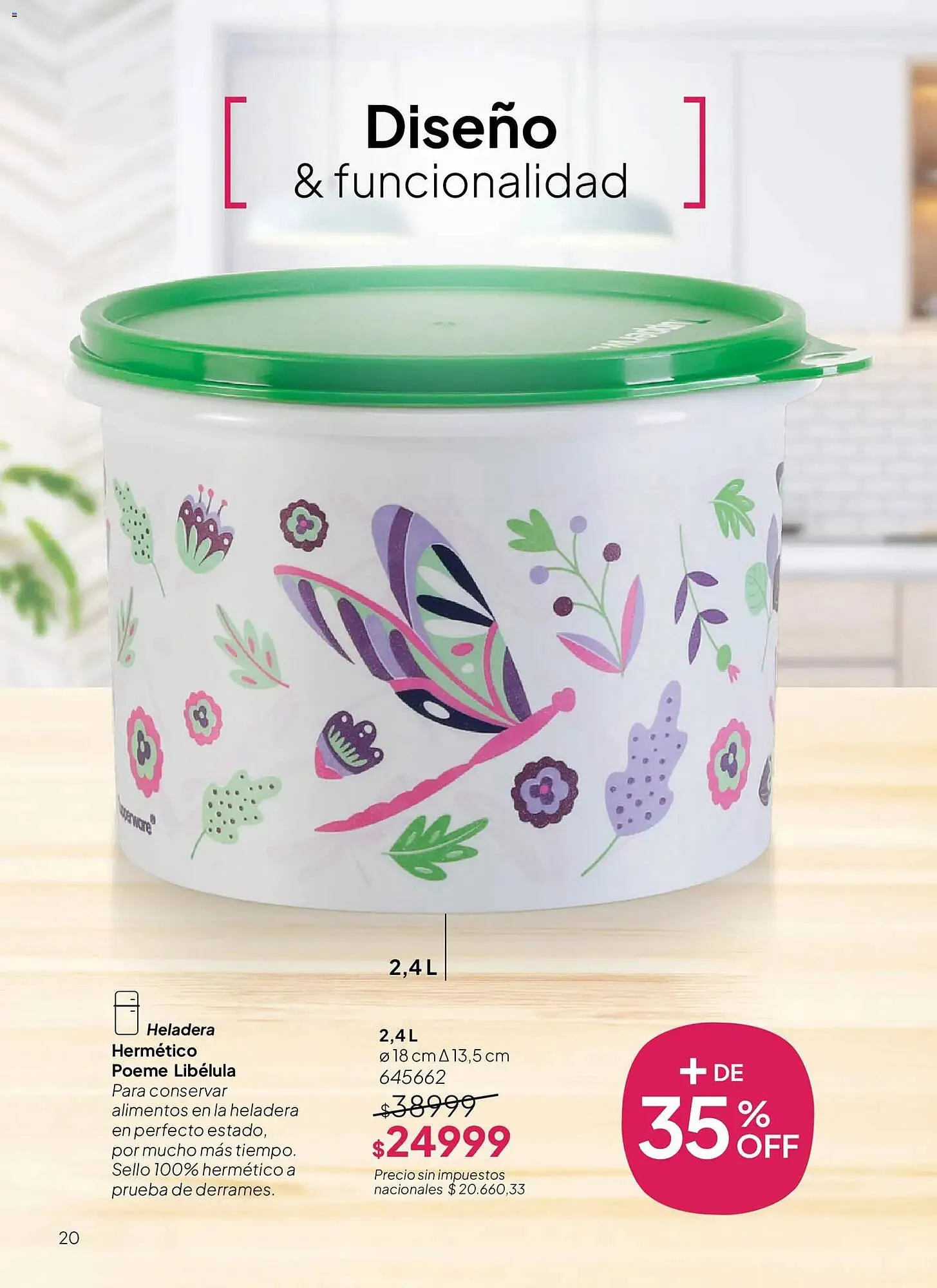 Ofertas de Folleto Tupperware 10 de noviembre al 24 de noviembre 2025 - Página 20 del catálogo