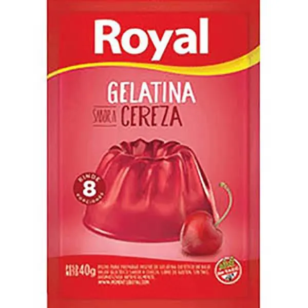 ROYAL GELATINA LIGHT CEREZA X25G
