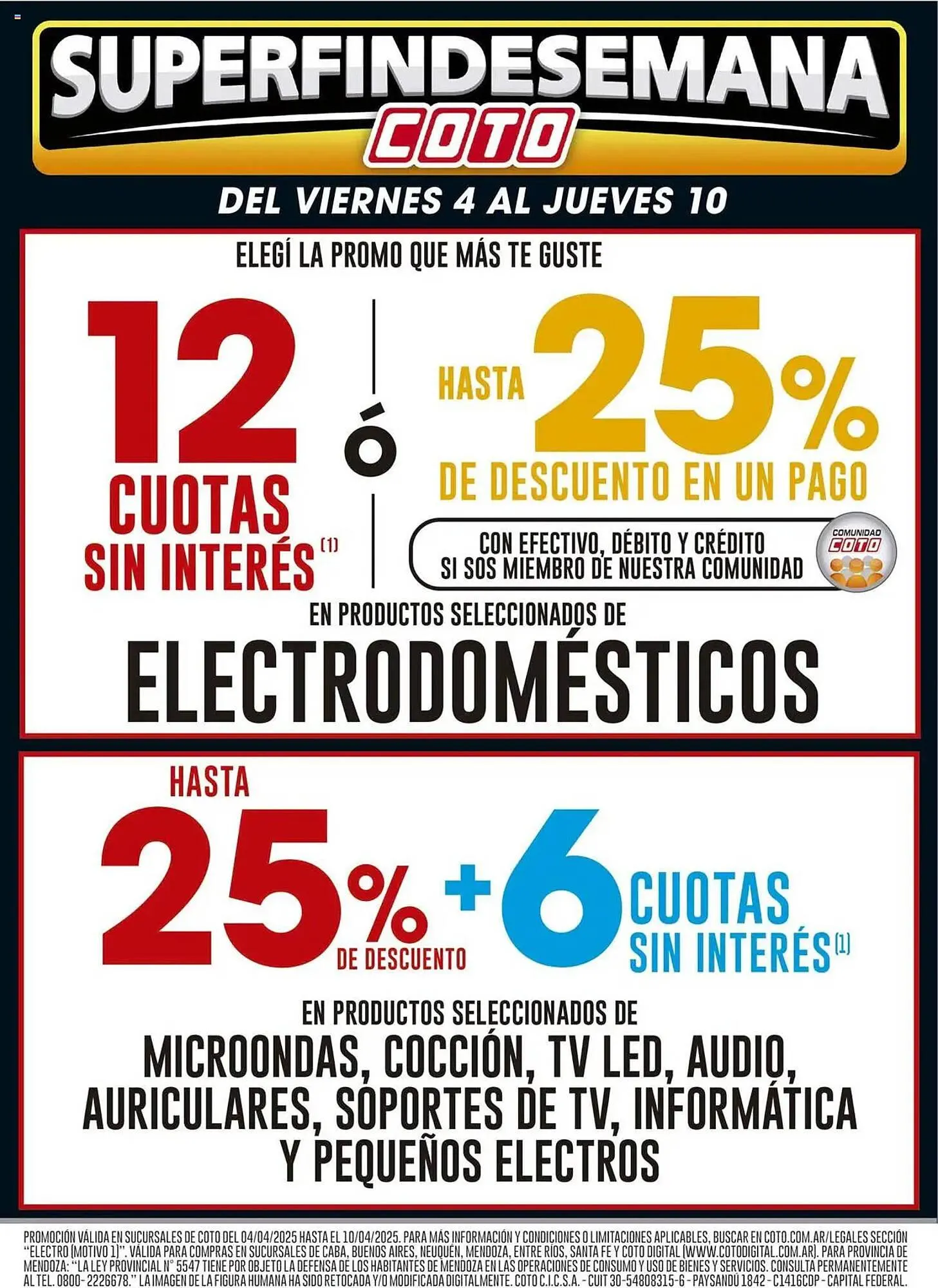 Ofertas de Catálogo Coto 4 de abril al 10 de abril 2025 - Página 1 del catálogo