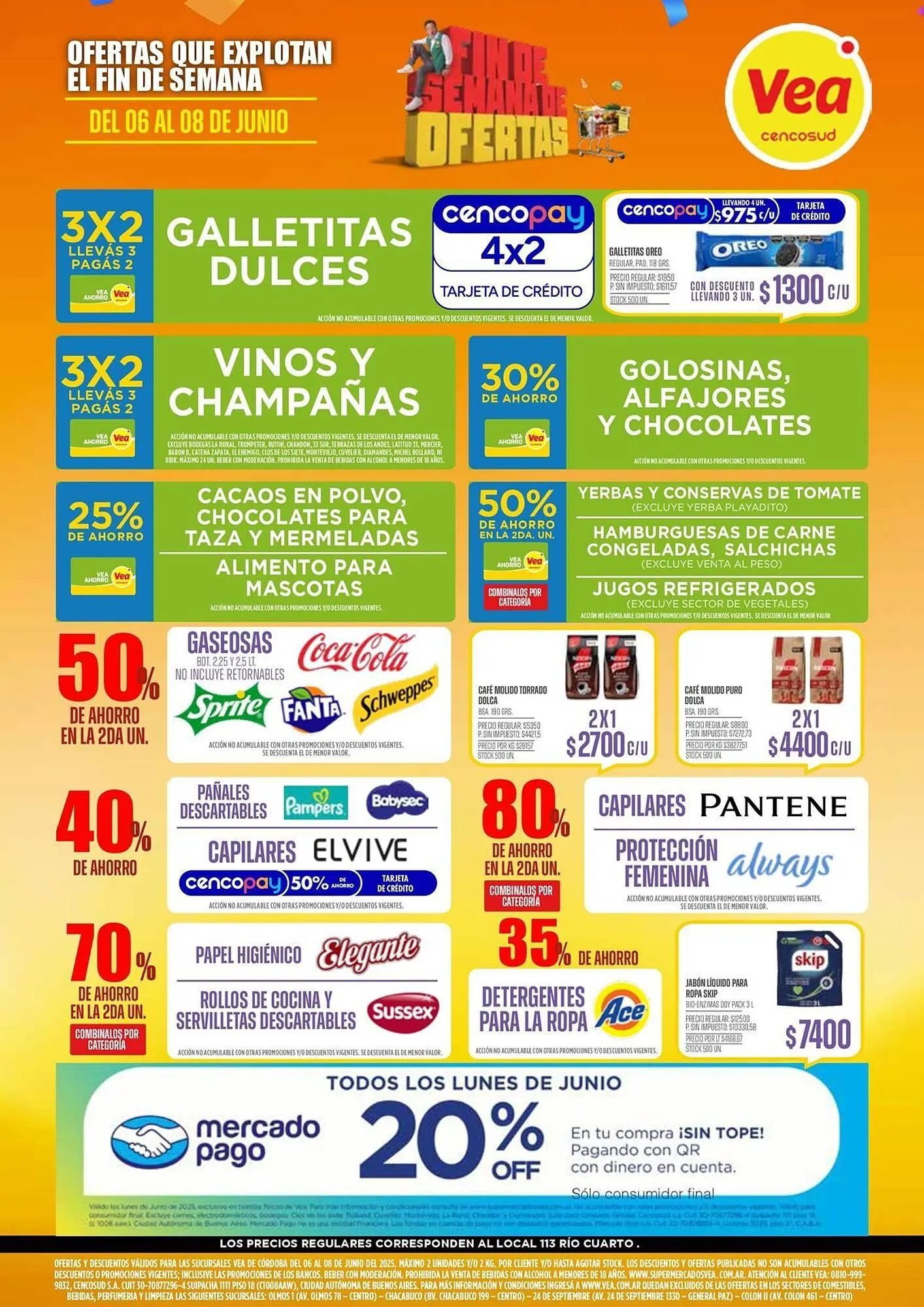 Ofertas de Catálogo Supermercados Vea 6 de junio al 8 de junio 2025 - Página 1 del catálogo