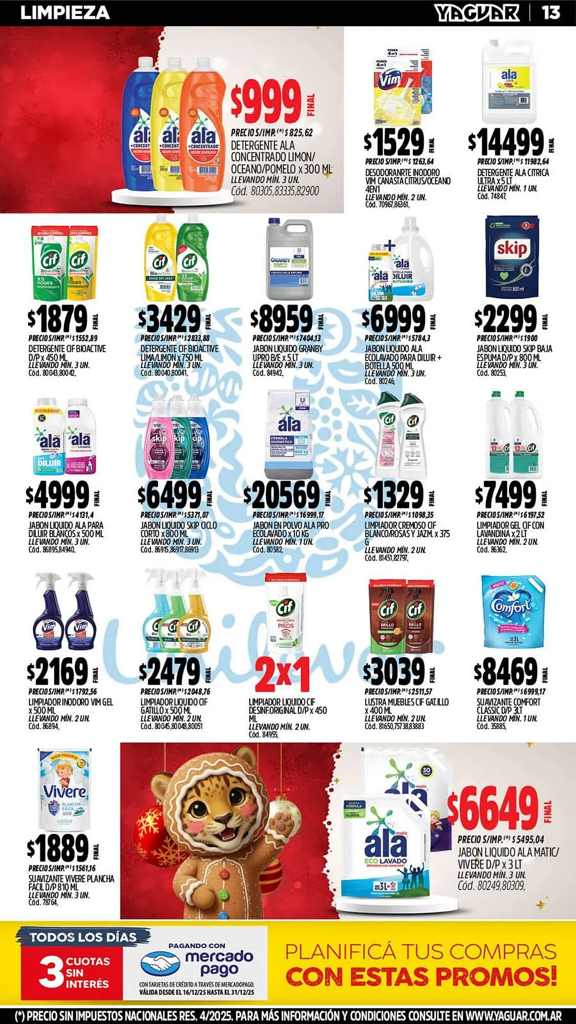 Ofertas de Catálogo Supermercados Yaguar 22 de diciembre al 28 de diciembre 2025 - Página 15 del catálogo
