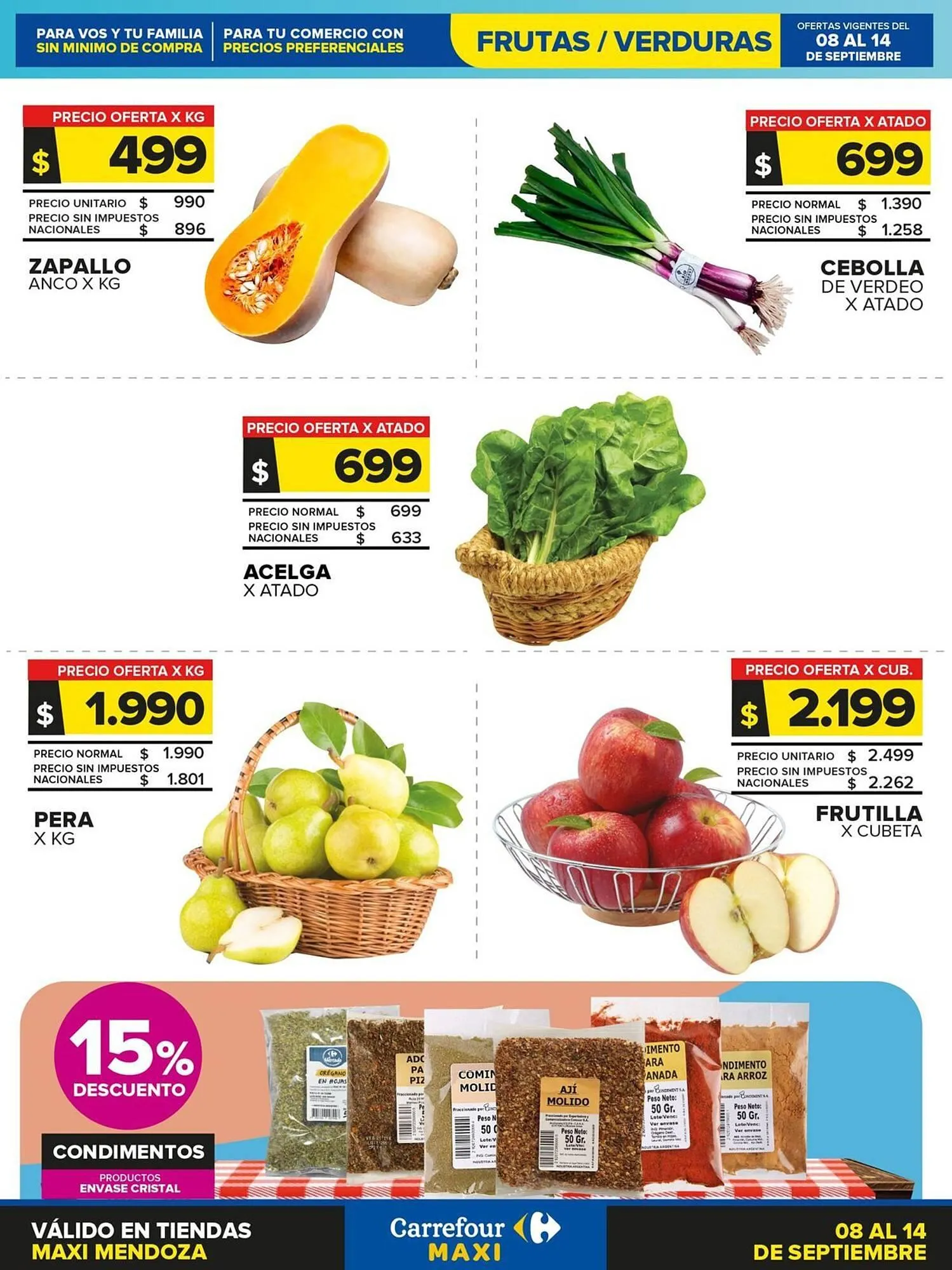 Ofertas de Catálogo Carrefour 8 de septiembre al 15 de septiembre 2025 - Página 1 del catálogo