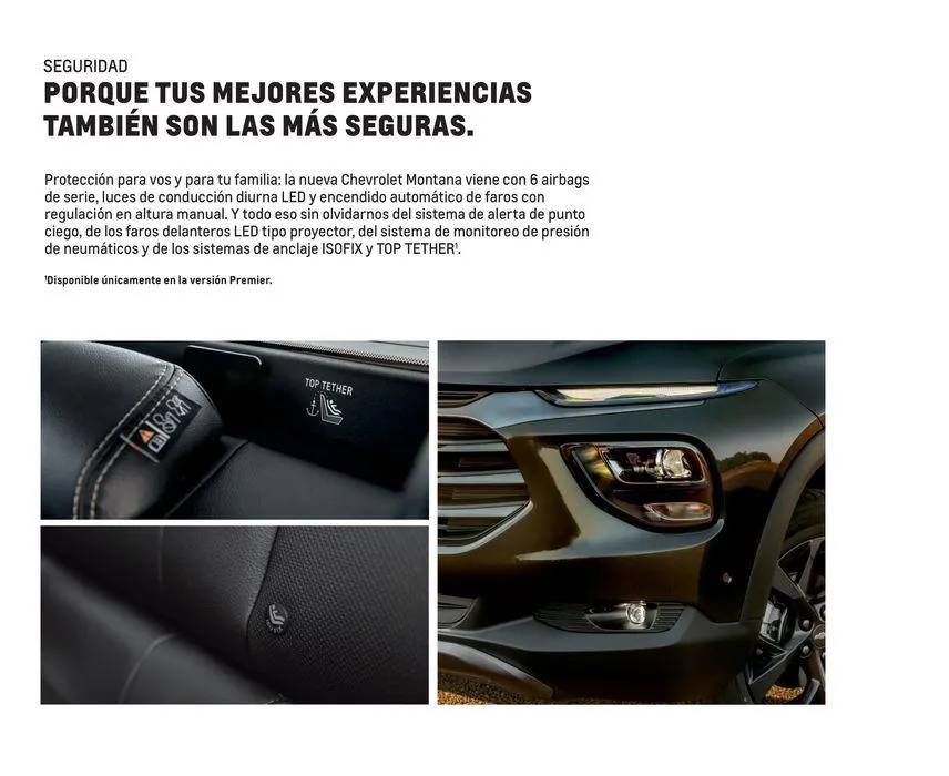 Ofertas de Chevrolet Pickups MONTANA 12 de marzo al 12 de marzo 2025 - Página 6 del catálogo