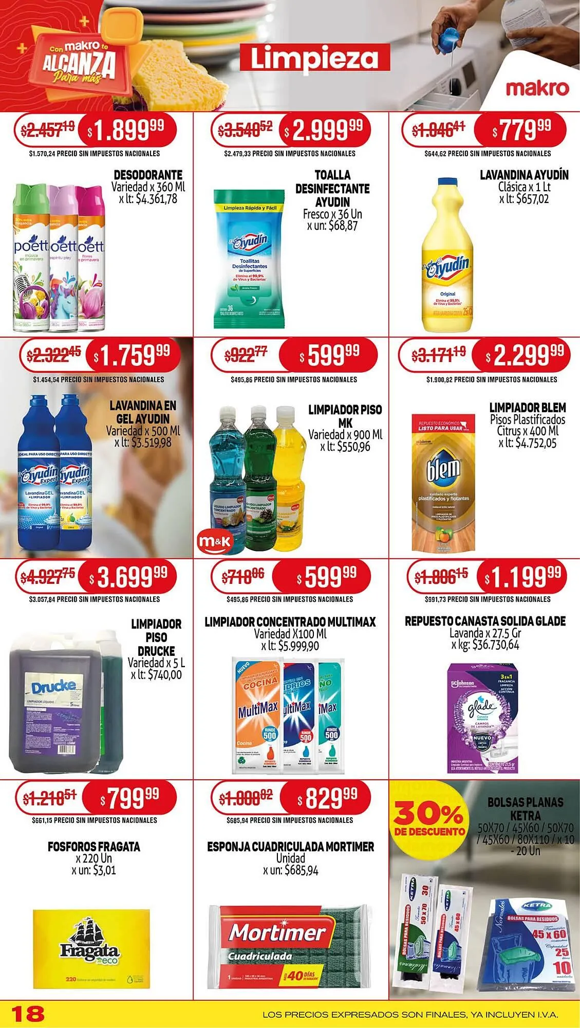Ofertas de Catálogo Makro 18 de septiembre al 25 de septiembre 2025 - Página 18 del catálogo