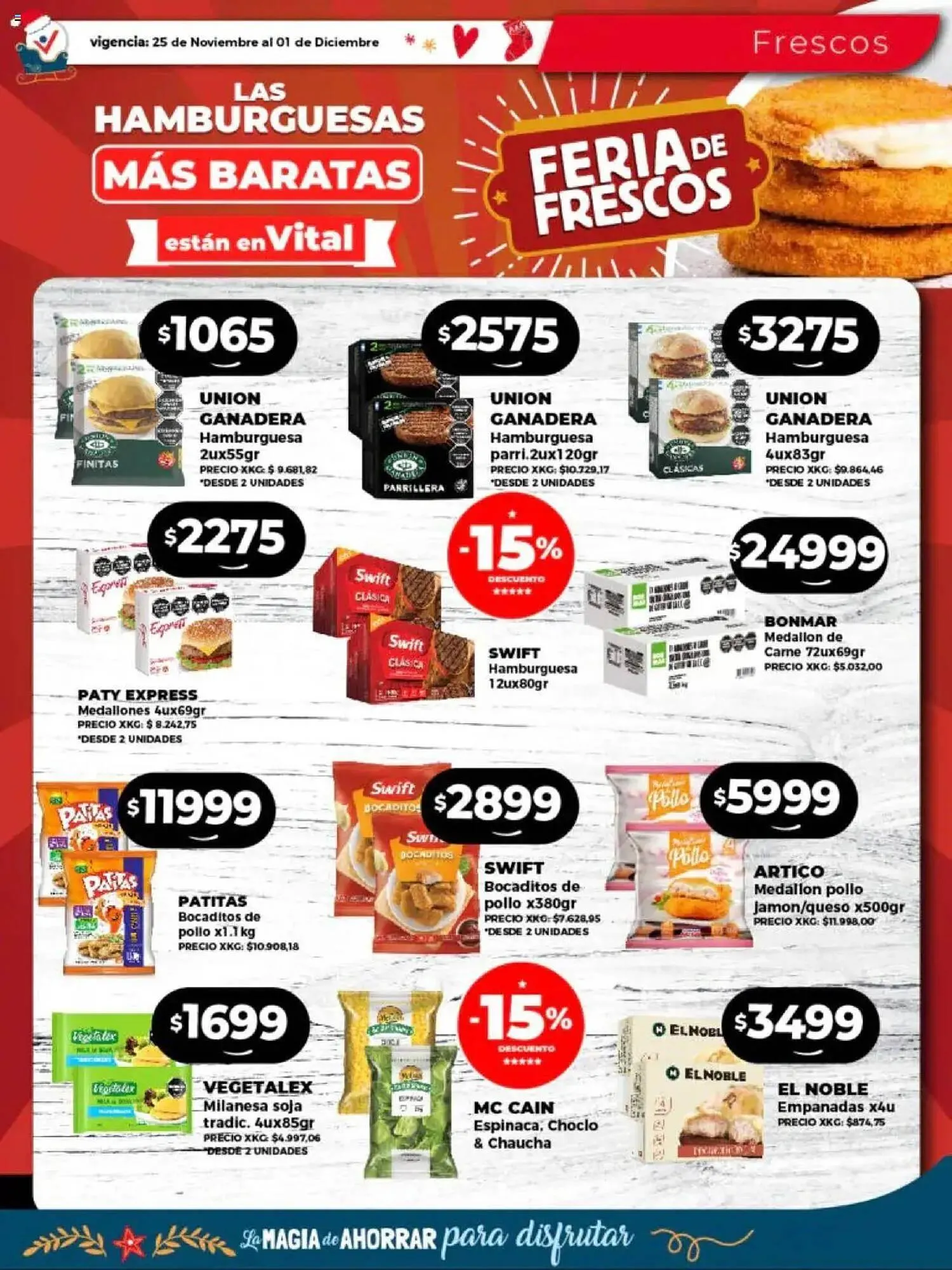 Ofertas de Catálogo Supermayorista Vital 25 de noviembre al 1 de diciembre 2024 - Página 29 del catálogo