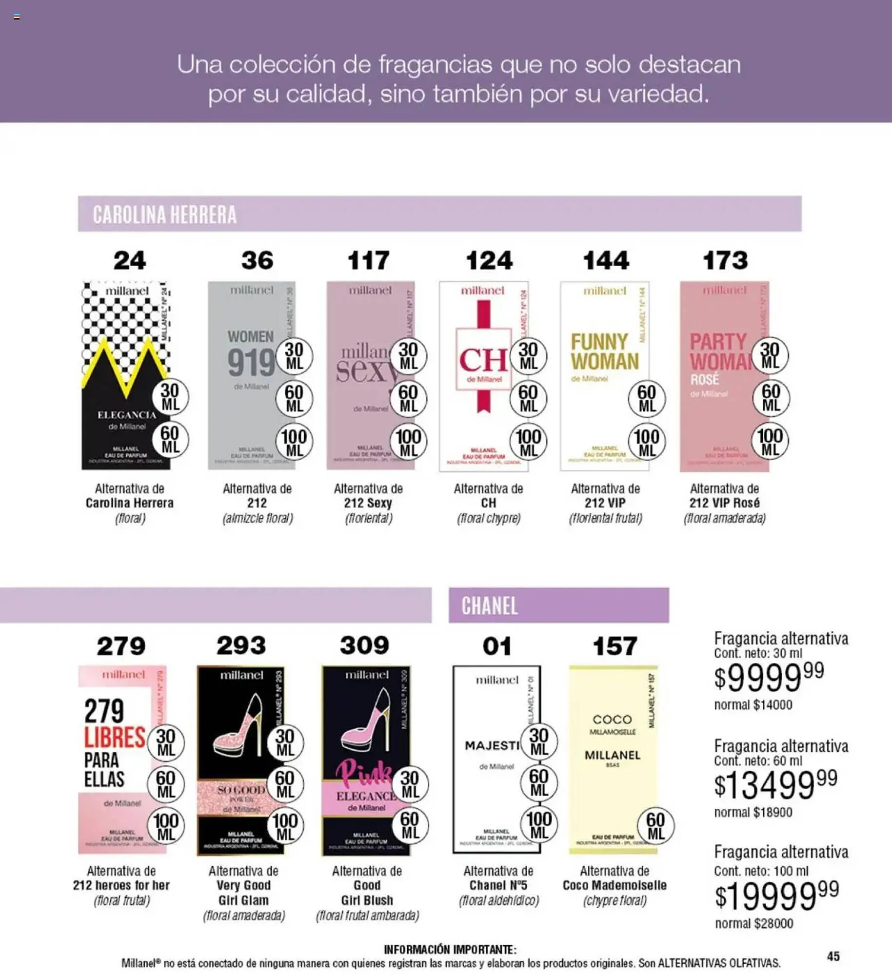 Ofertas de Catálogo Millanel Cosmética 21 de julio al 18 de agosto 2025 - Página 45 del catálogo