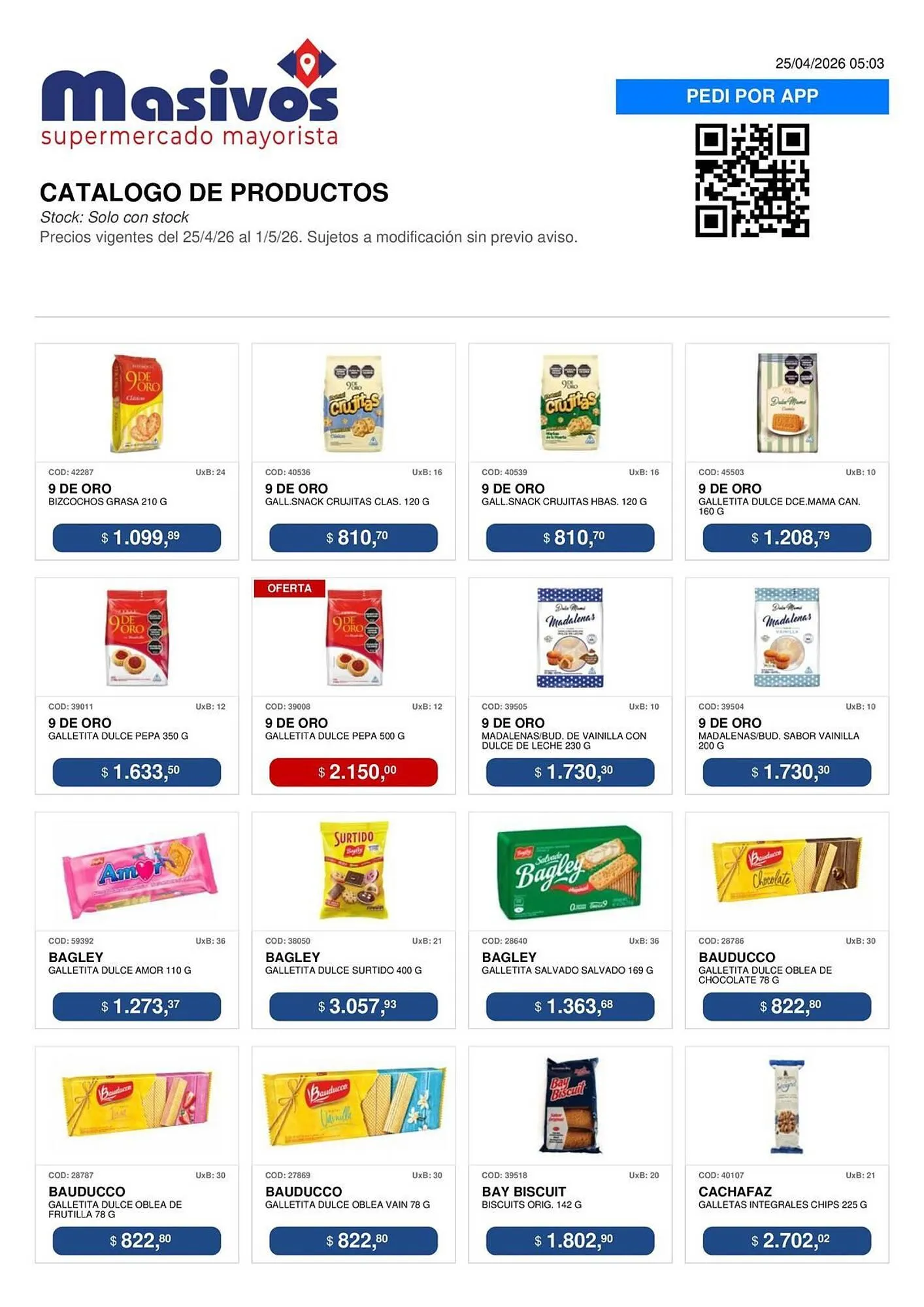 Ofertas de Catálogo Masivos 25 de abril al 1 de mayo 2026 - Página 27 del catálogo