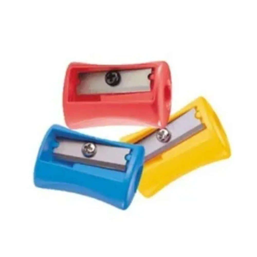 SACAPUNTAS PLASTICOS X3UN