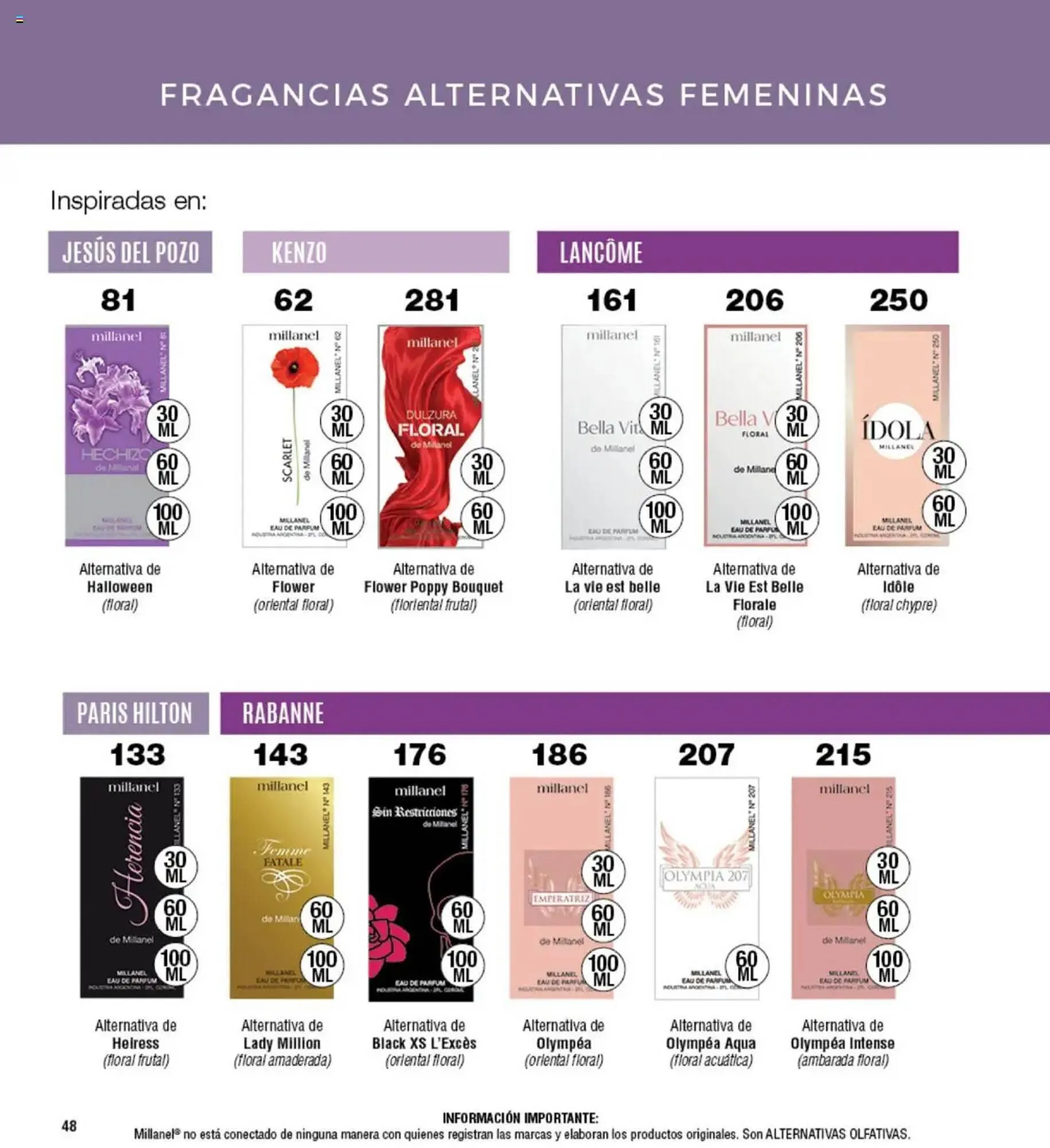 Ofertas de Catálogo Millanel Cosmética 21 de julio al 18 de agosto 2025 - Página 48 del catálogo