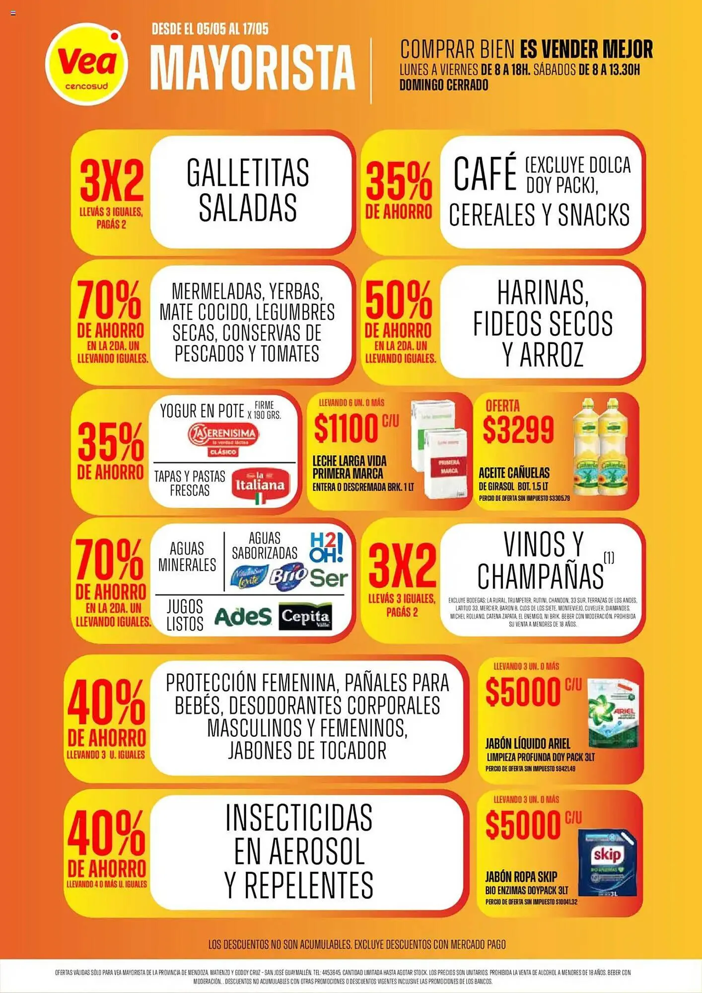 Ofertas de Catálogo Supermercados Vea 5 de mayo al 17 de mayo 2025 - Página 1 del catálogo