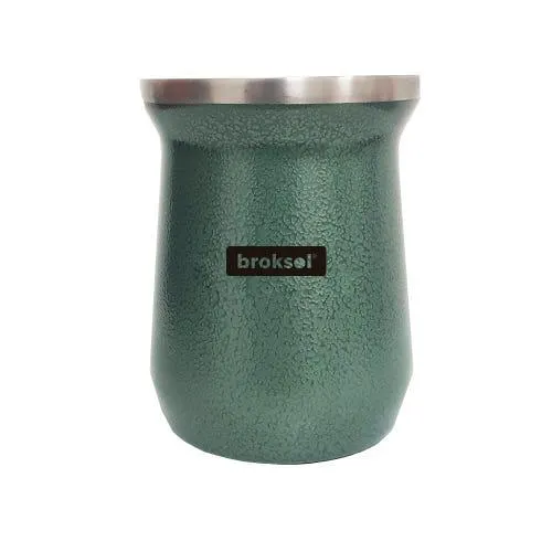 Mate térmico 250 ml verde Broksol