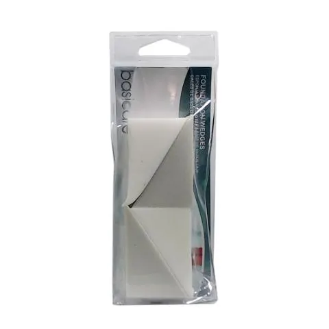 BASICARE ESPONJAS TRIANGULARES PARA MAQUILLAJE 1044