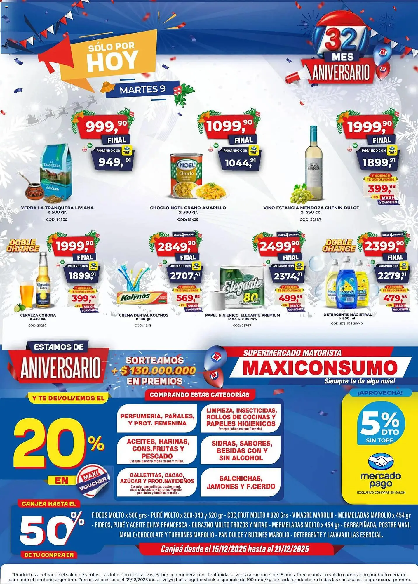 Ofertas de Revista Maxiconsumo 9 de diciembre al 10 de diciembre 2025 - Página 1 del catálogo