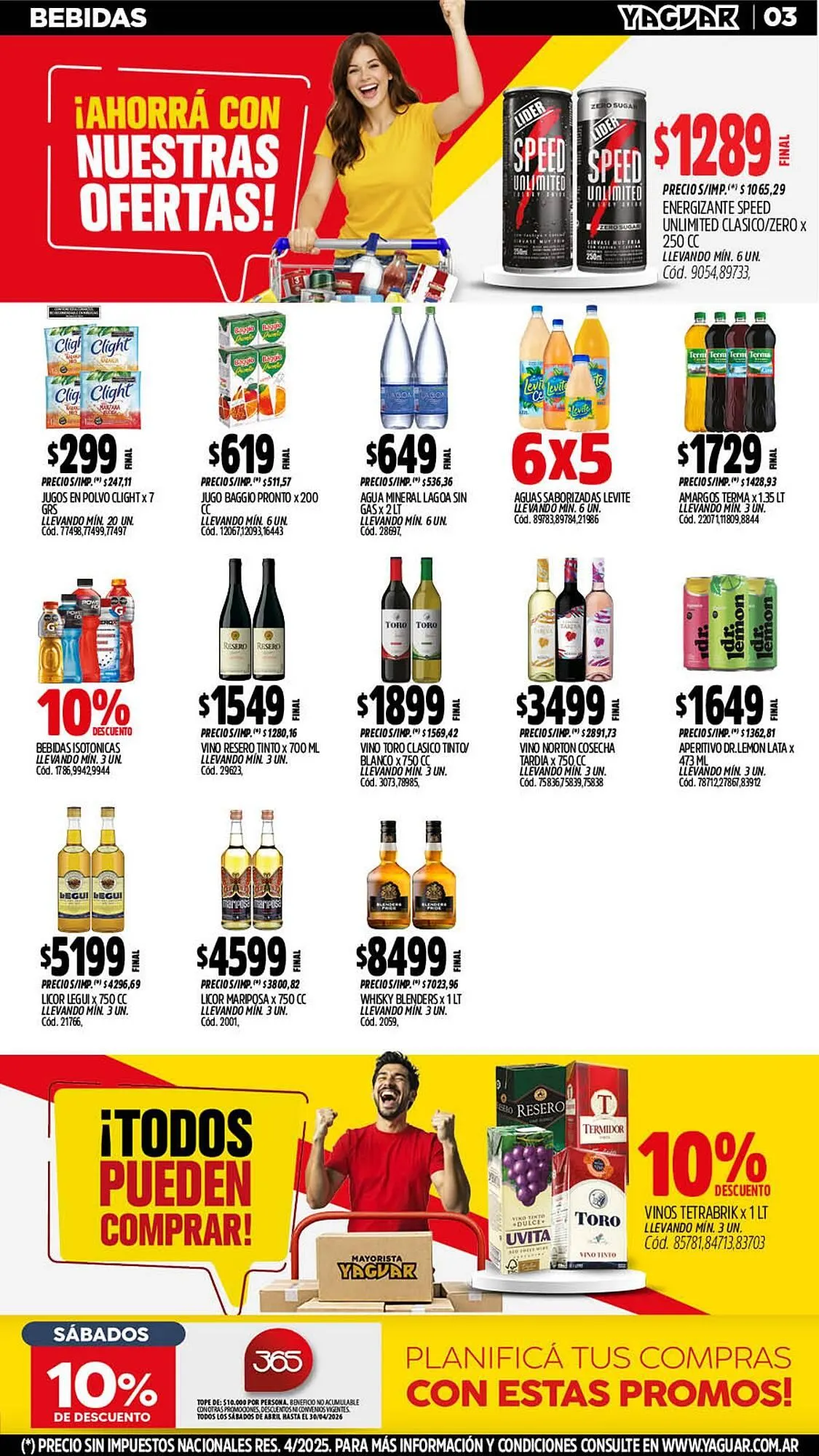 Ofertas de Catálogo Supermercados Yaguar 4 de mayo al 10 de mayo 2026 - Página 3 del catálogo
