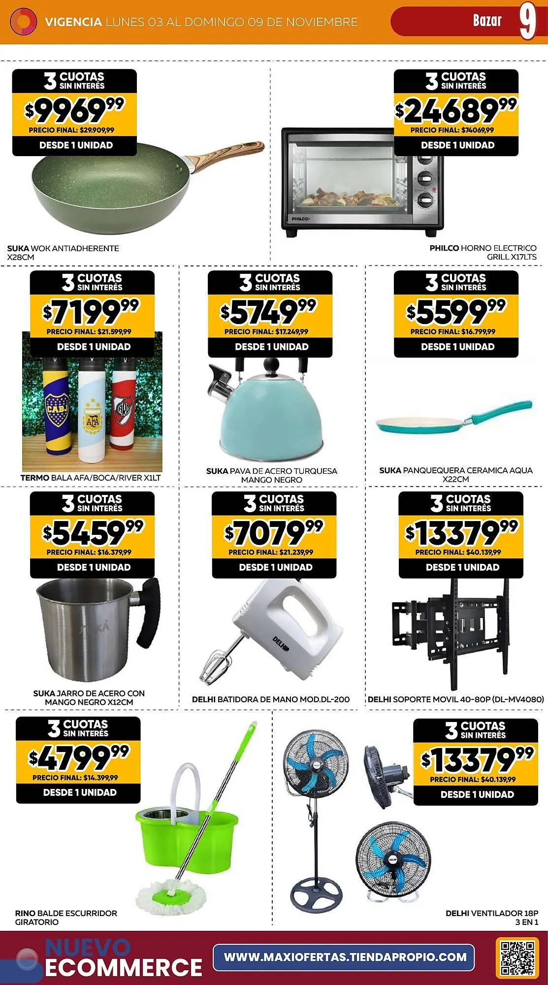 Ofertas de Catálogo Maxi Ofertas 3 de noviembre al 9 de noviembre 2025 - Página 9 del catálogo
