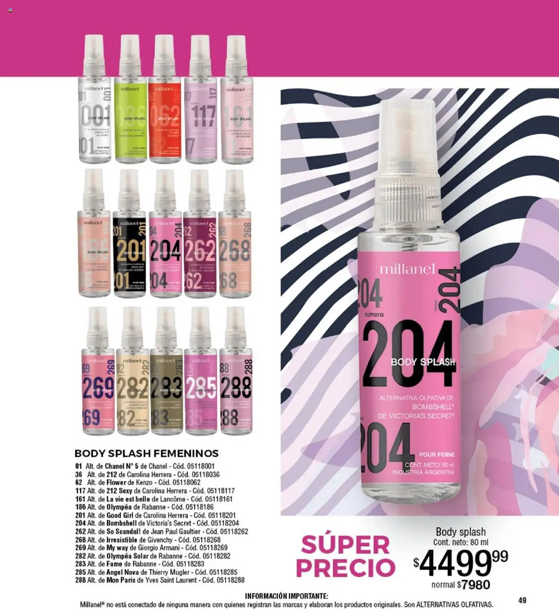 Ofertas de Catálogo Millanel Cosmética 28 de abril al 25 de mayo 2025 - Página 49 del catálogo