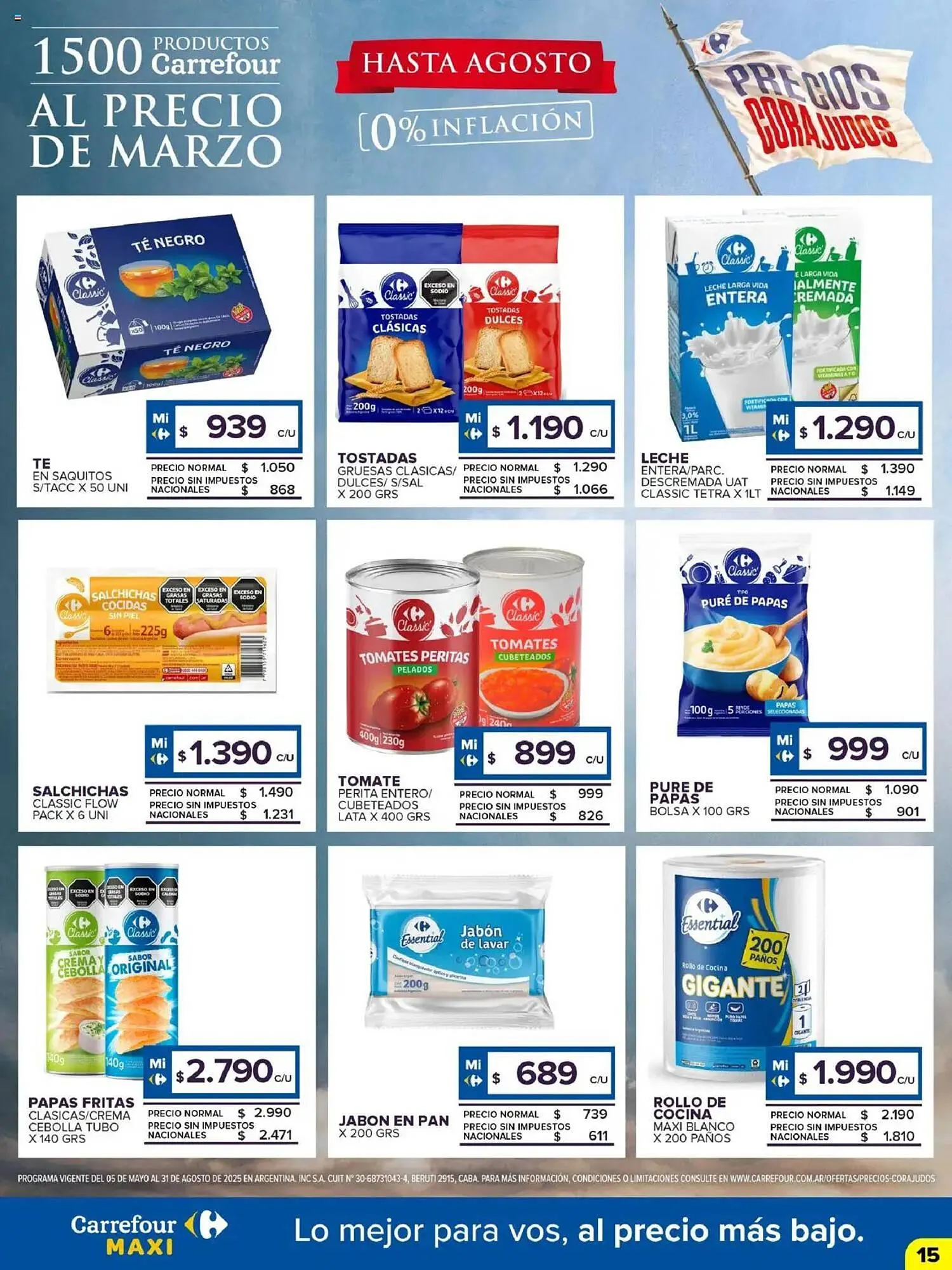 Ofertas de Catálogo Carrefour Maxi 28 de julio al 3 de agosto 2025 - Página 14 del catálogo
