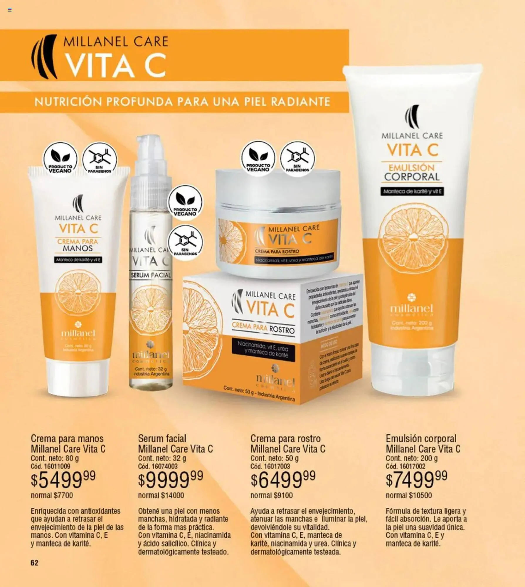 Ofertas de Catálogo Millanel Cosmética 28 de abril al 25 de mayo 2025 - Página 62 del catálogo