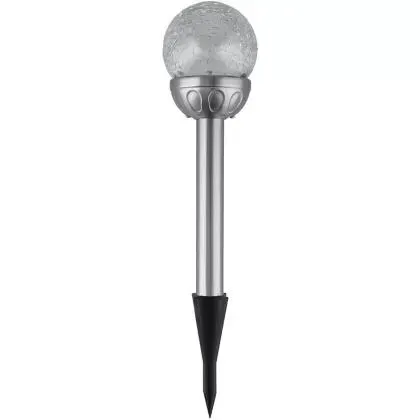 Estaca solar led esfera color