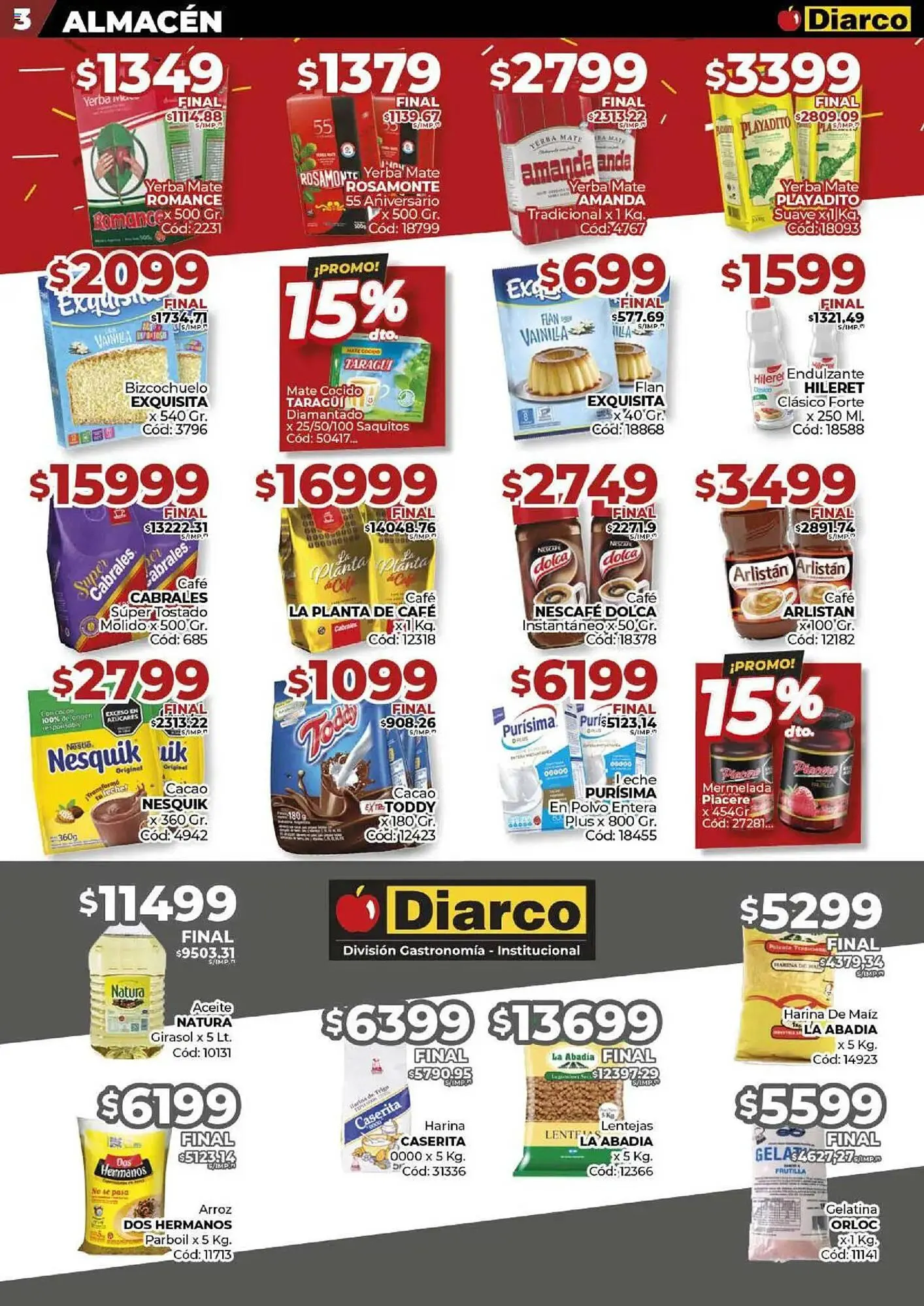 Ofertas de Catálogo Diarco 30 de junio al 6 de julio 2025 - Página 3 del catálogo
