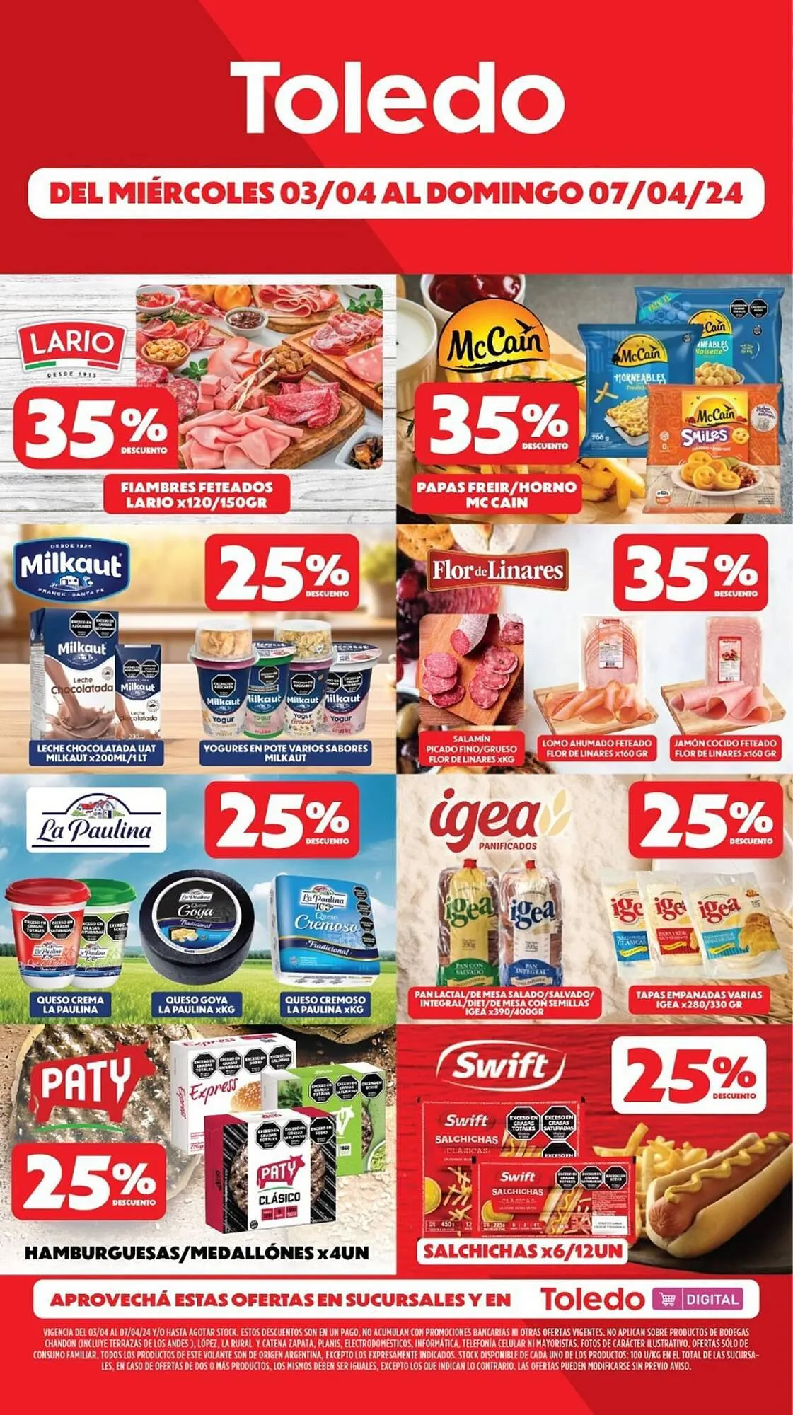 Ofertas de Catálogo Supermercados Toledo 3 de abril al 7 de abril 2024 - Página 2 del catálogo