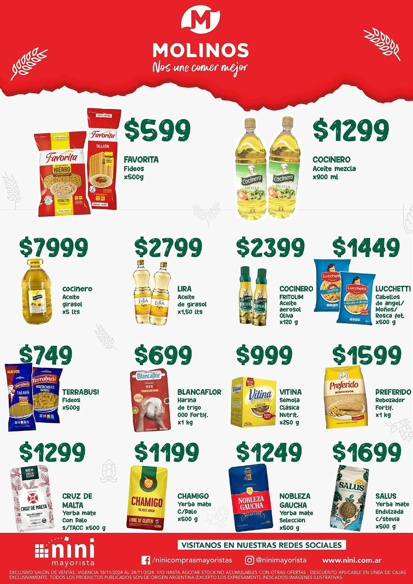 Ofertas de Catálogo Nini Mayorista 18 de noviembre al 24 de noviembre 2024 - Página 17 del catálogo