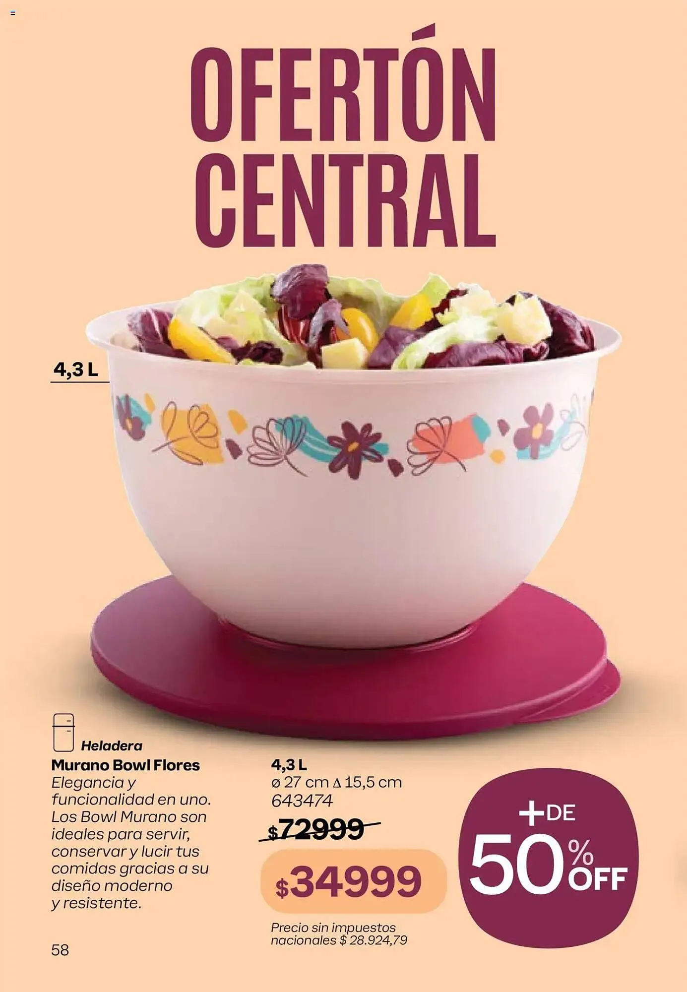 Ofertas de Catálogo Tupperware 11 de agosto al 25 de agosto 2025 - Página 59 del catálogo
