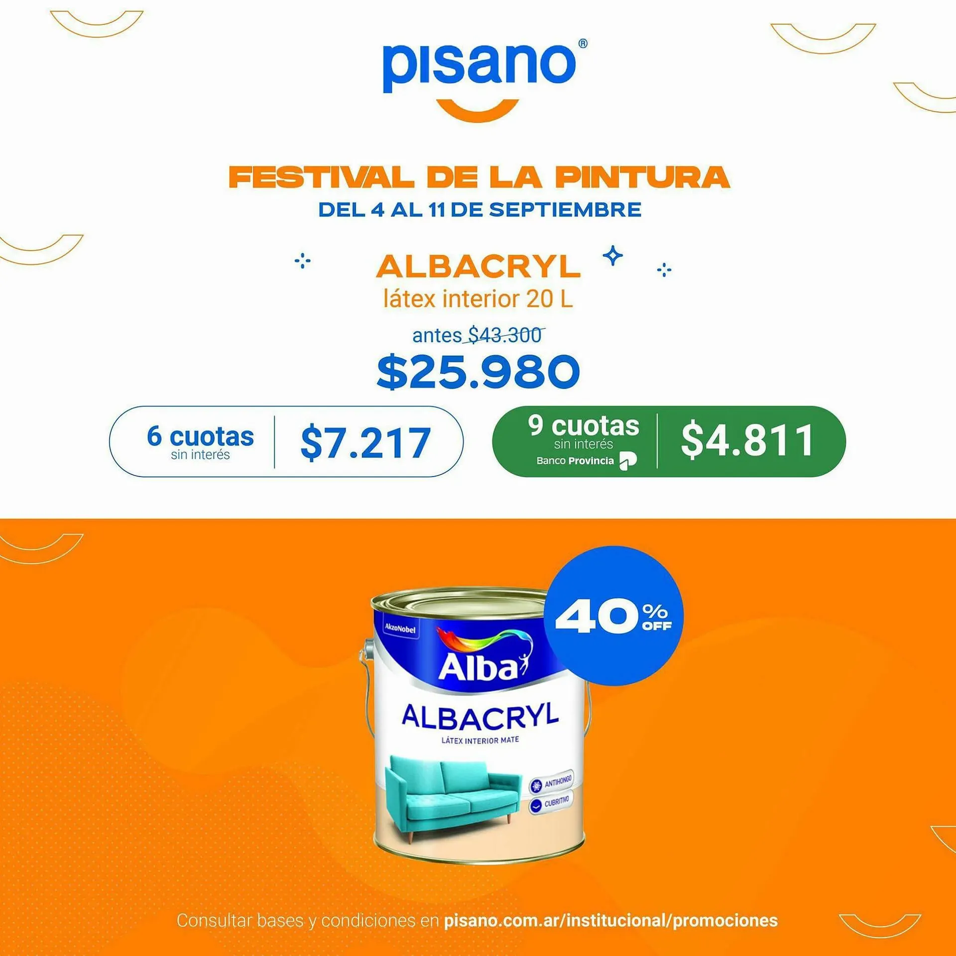 Ofertas de Catálogo Pinturerías Pisano 8 de septiembre al 11 de septiembre 2023 - Página 2 del catálogo