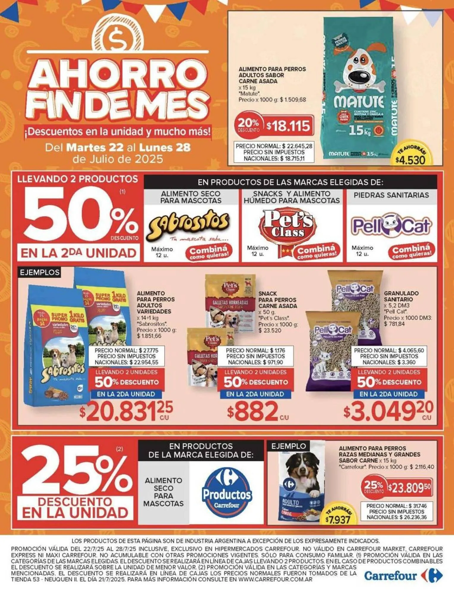 Ofertas de Catálogo Carrefour 22 de julio al 29 de julio 2025 - Página 19 del catálogo