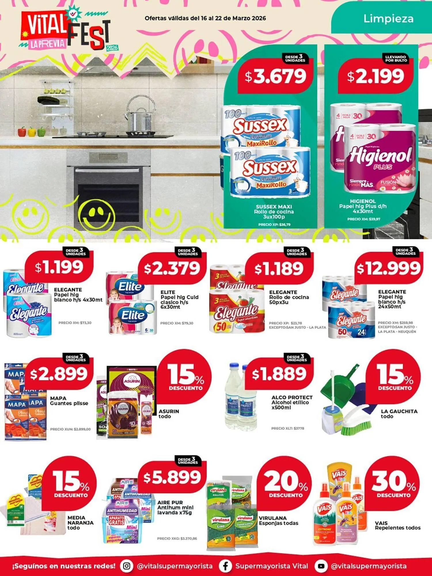 Ofertas de Catálogo Supermayorista Vital 16 de marzo al 22 de marzo 2026 - Página 9 del catálogo
