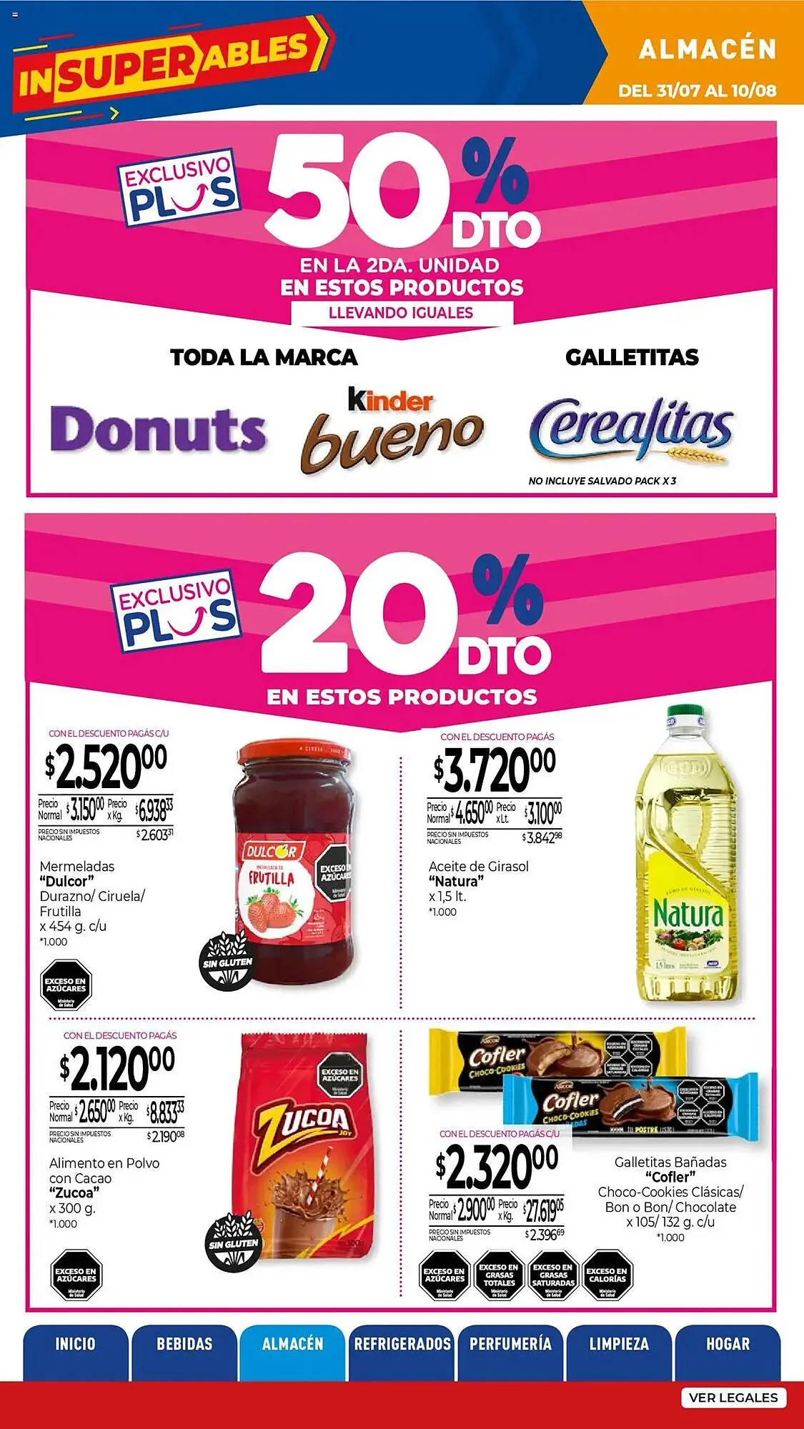 Ofertas de Catálogo La Anonima 31 de julio al 11 de agosto 2025 - Página 18 del catálogo