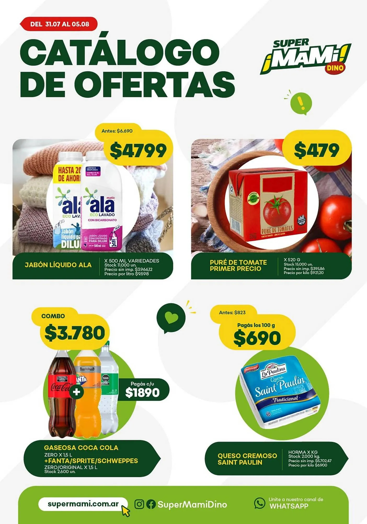 Ofertas de Catálogo Super MAMI 30 de julio al 7 de agosto 2025 - Página 1 del catálogo