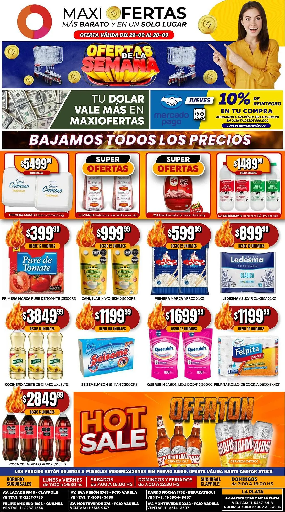 Ofertas de Catálogo Maxi Ofertas 22 de septiembre al 28 de septiembre 2025 - Página 1 del catálogo