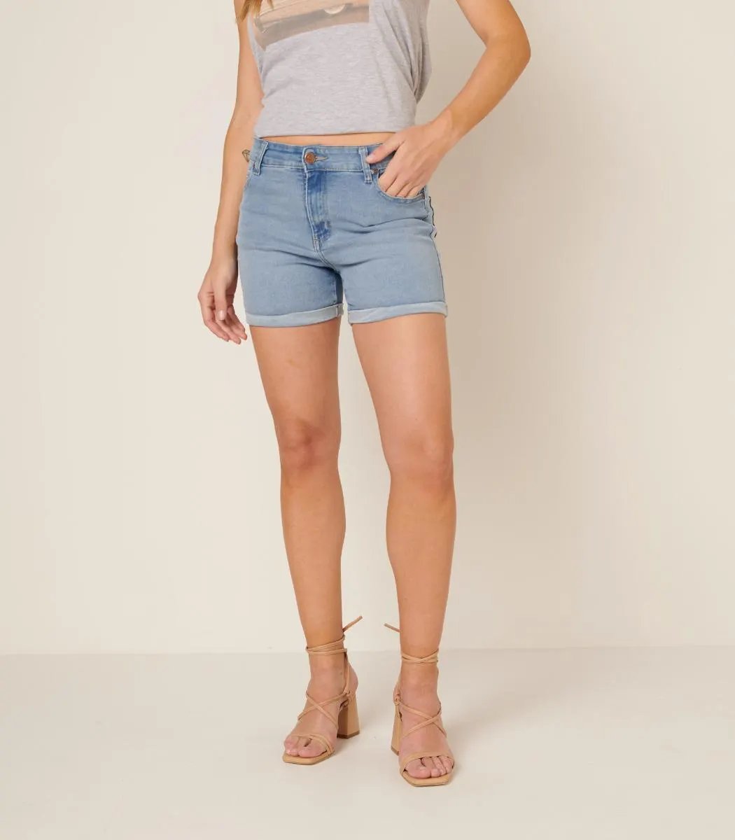 SHORT SINGAPUR BLUE TARNISH