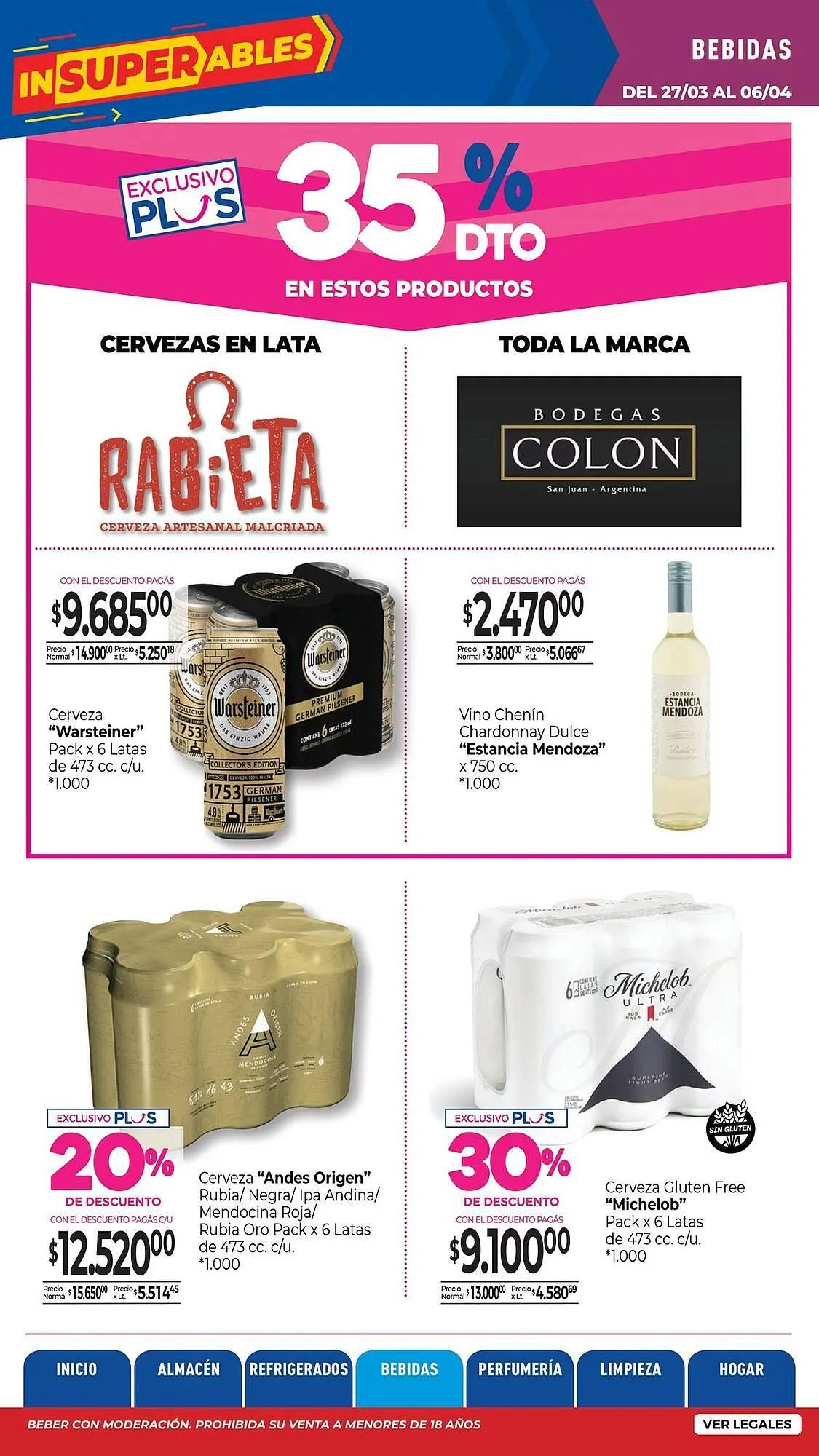 Ofertas de Catálogo La Anonima 27 de marzo al 6 de abril 2025 - Página 22 del catálogo
