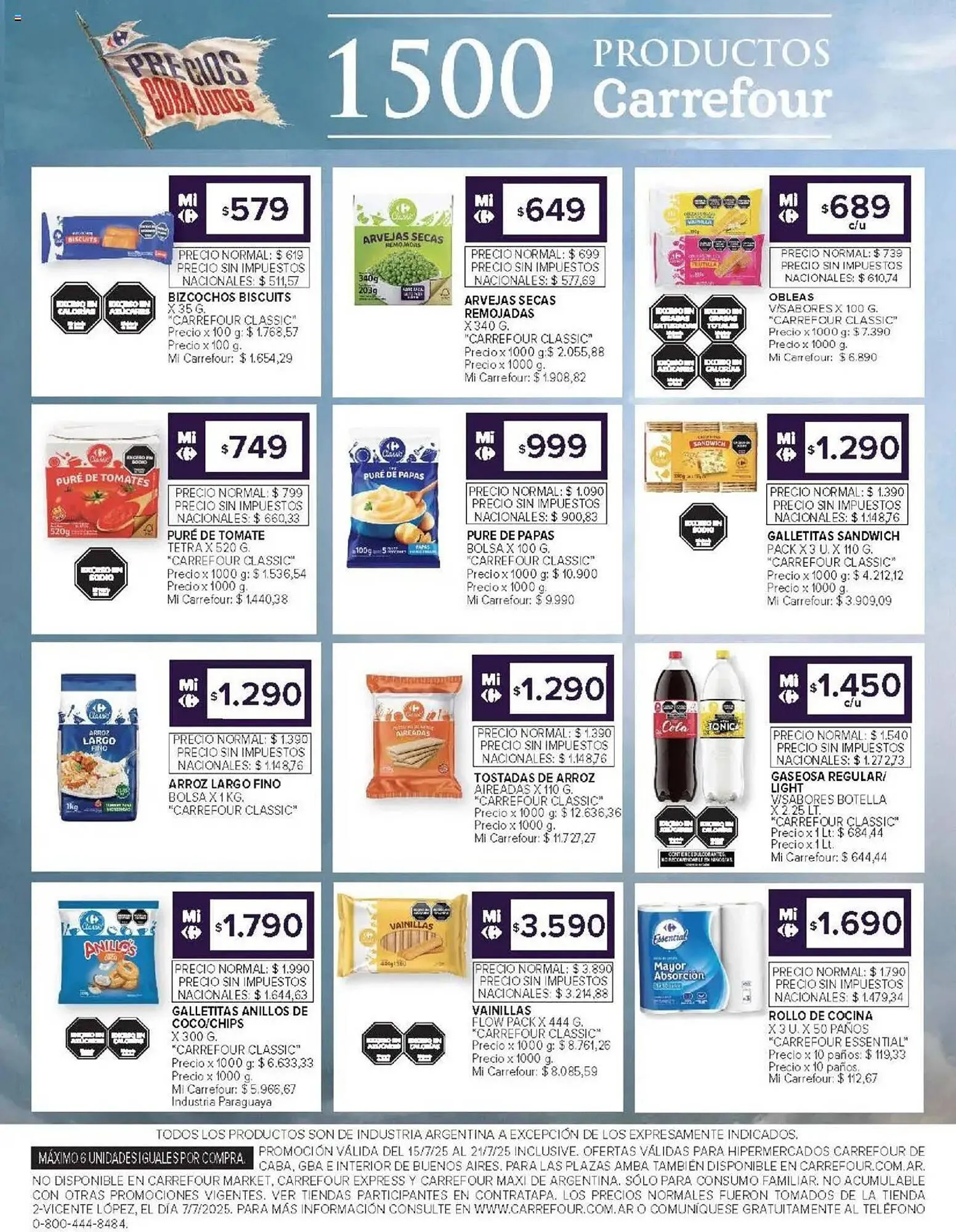 Ofertas de Catálogo Carrefour 15 de julio al 21 de julio 2025 - Página 8 del catálogo