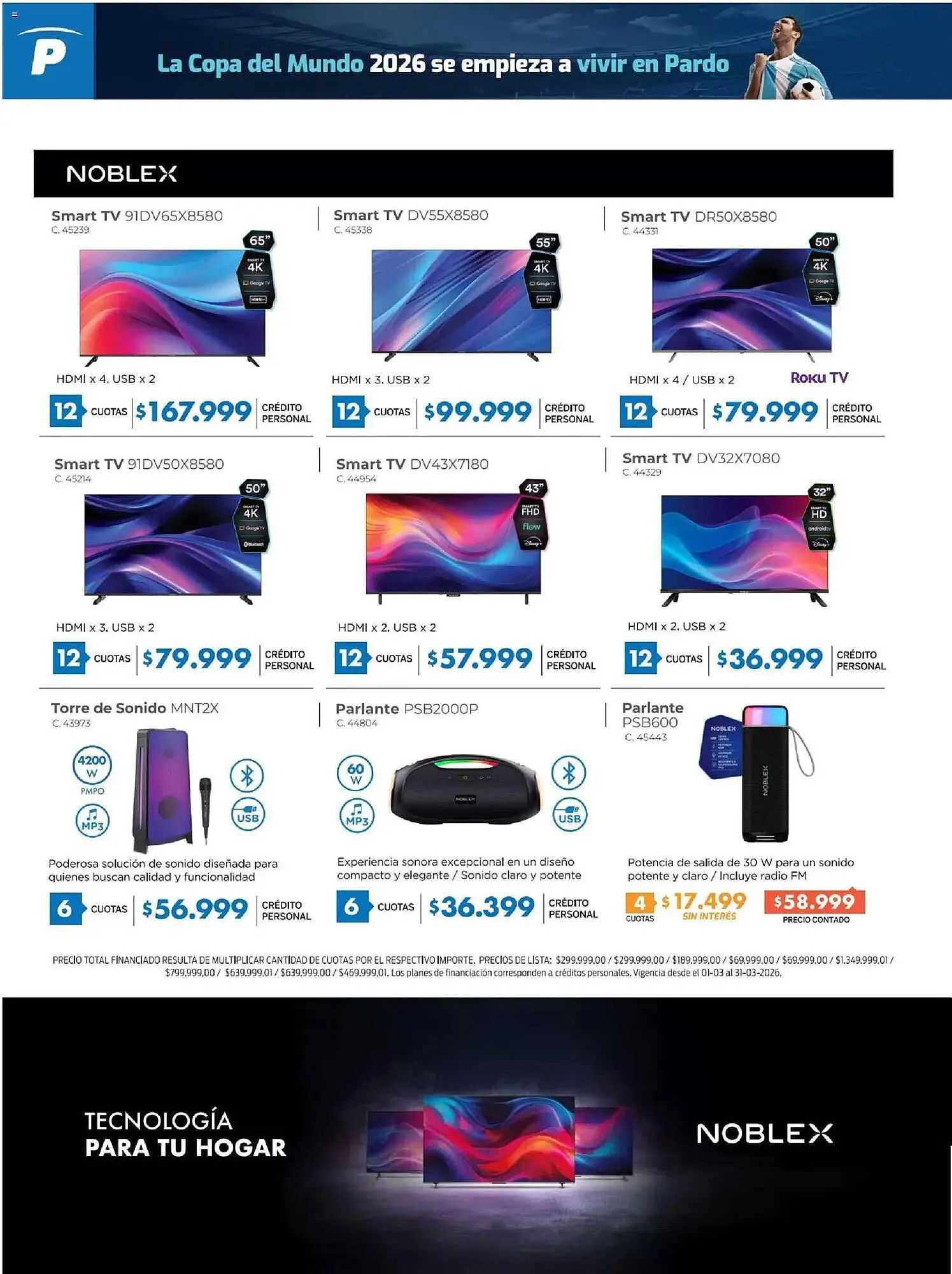 Ofertas de Catálogo Pardo Hogar 1 de marzo al 1 de abril 2026 - Página 2 del catálogo