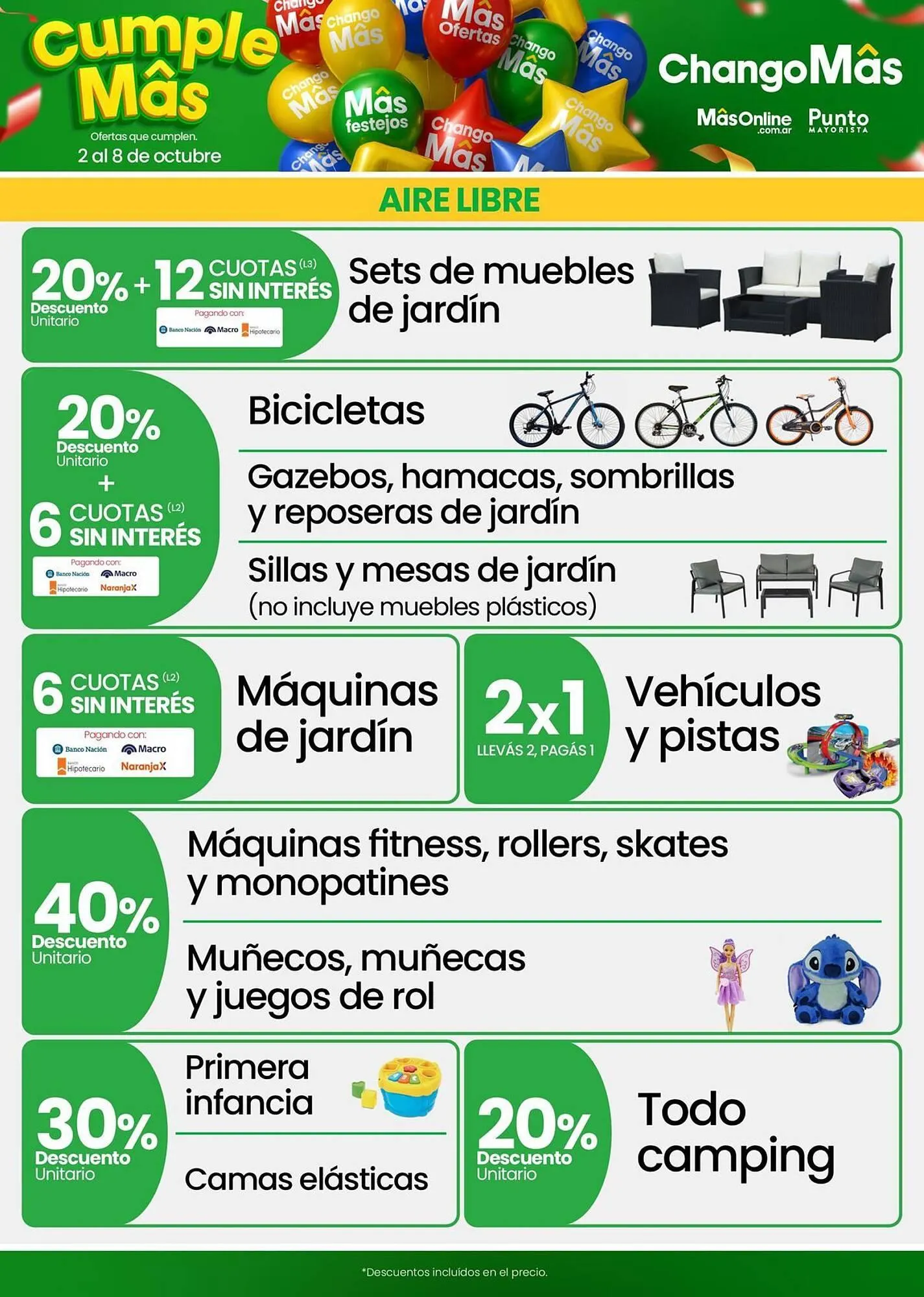 Ofertas de Catálogo Changomas 3 de octubre al 8 de octubre 2025 - Página 9 del catálogo