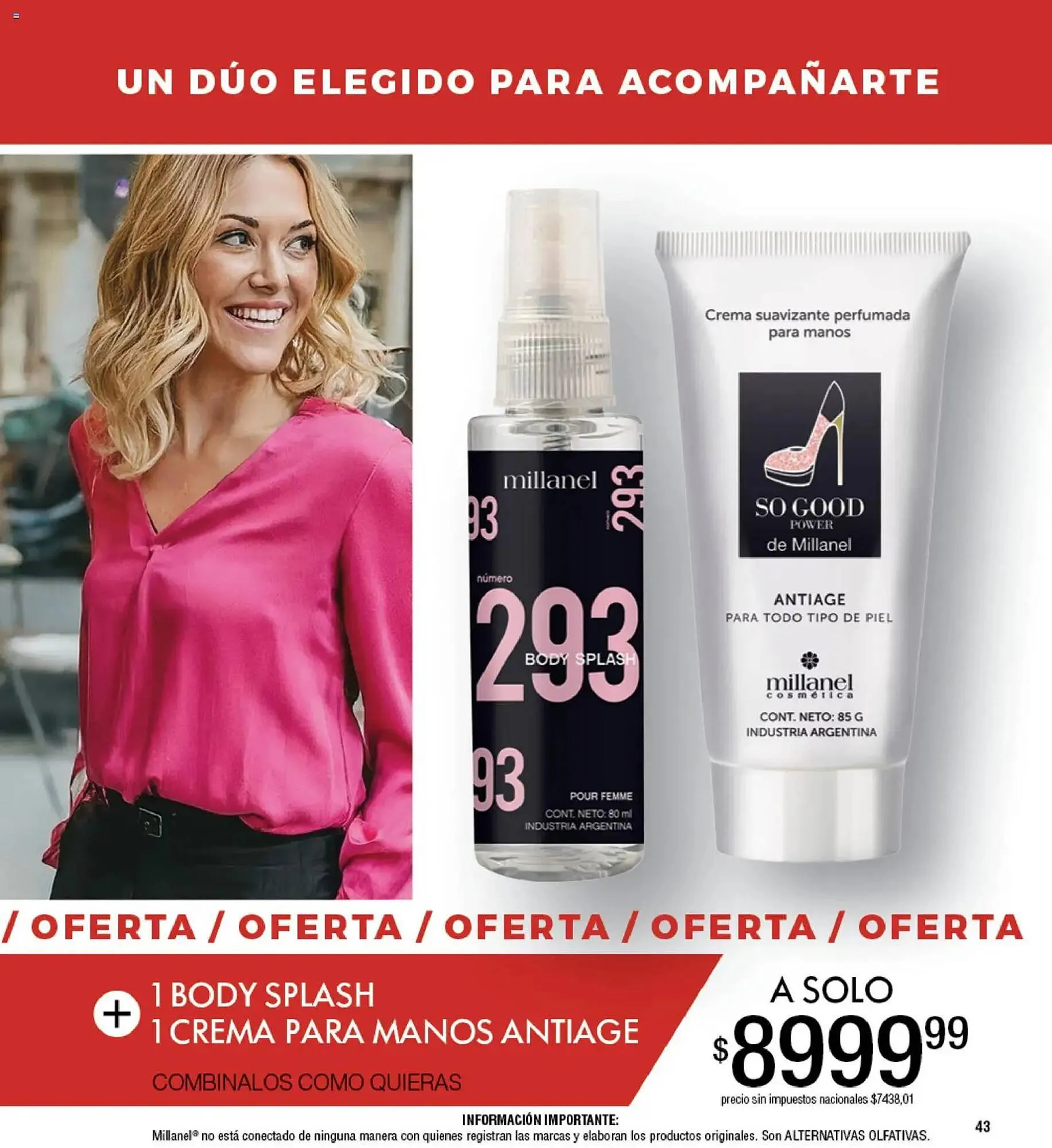 Ofertas de Catálogo Millanel Cosmética 27 de abril al 25 de mayo 2026 - Página 43 del catálogo